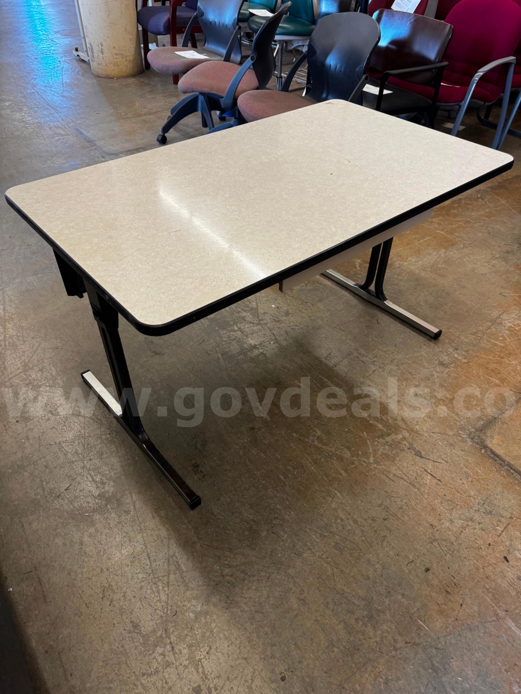 Light Gray Table   Government Surplus Auction - Photo #2