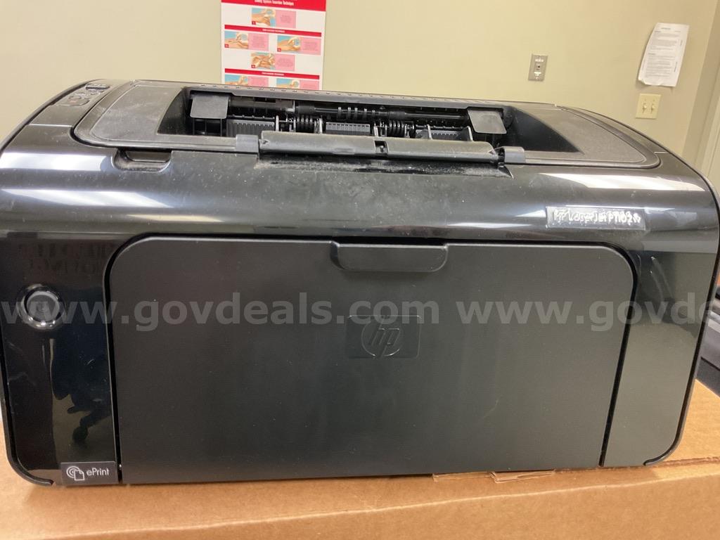 HP Laser Jet printer HP P1002W Government Surplus Auction - Primary Photo