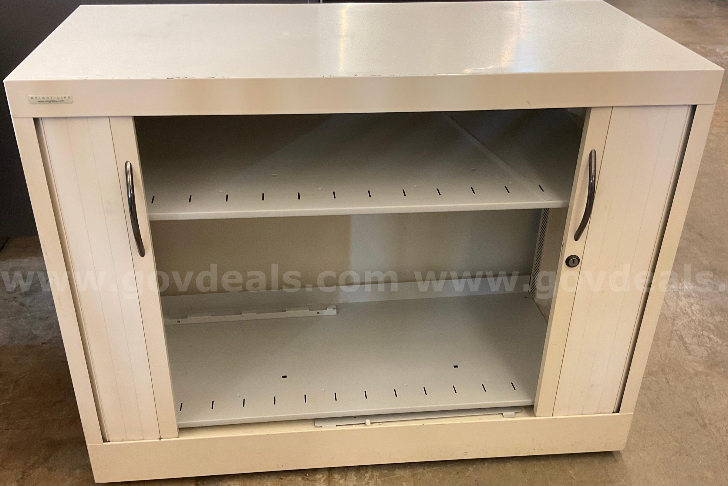 White Metal Cabinet   Government Surplus Auction - Photo #2