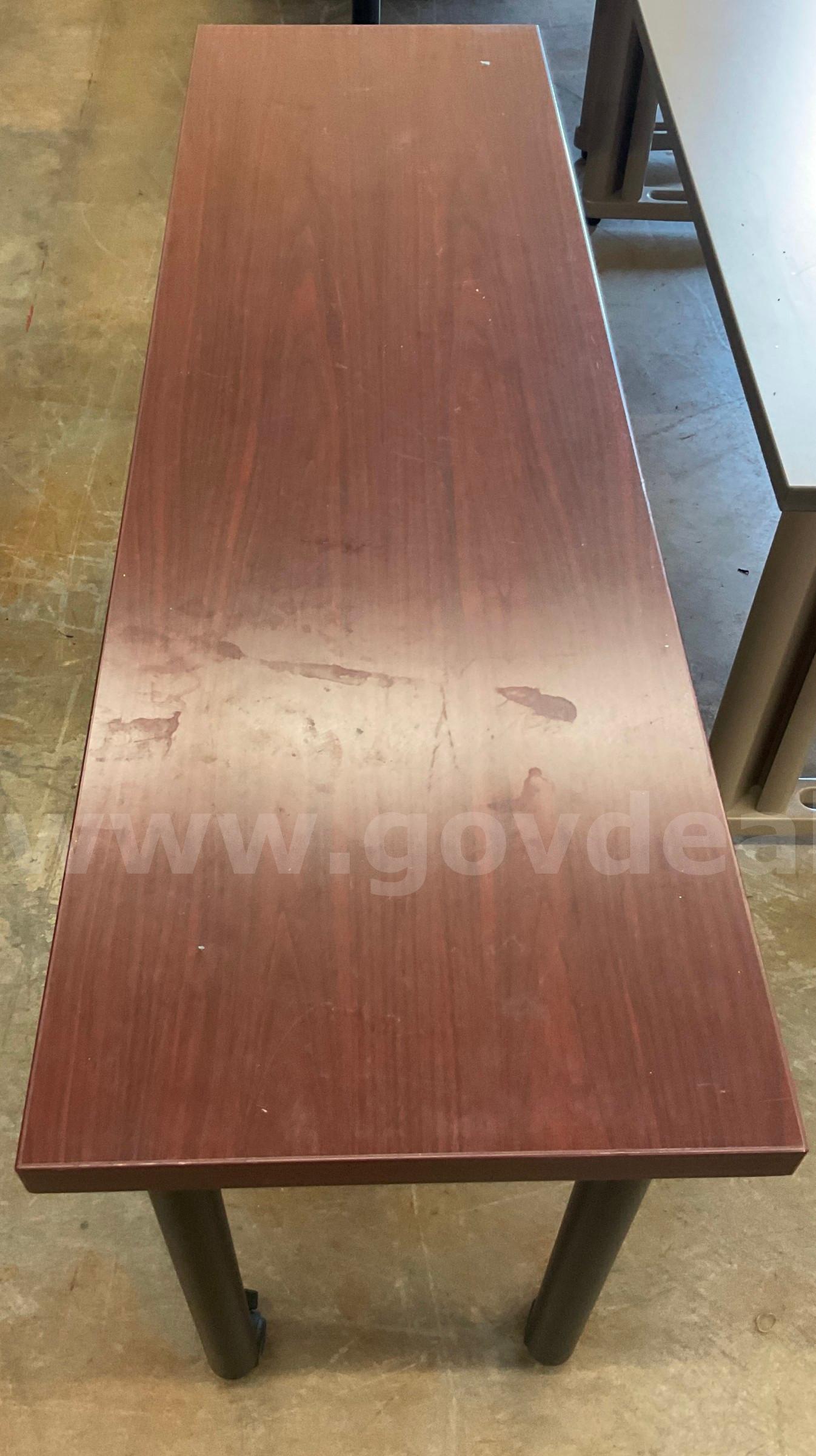 Dark Wood Table   Government Surplus Auction - Primary Photo
