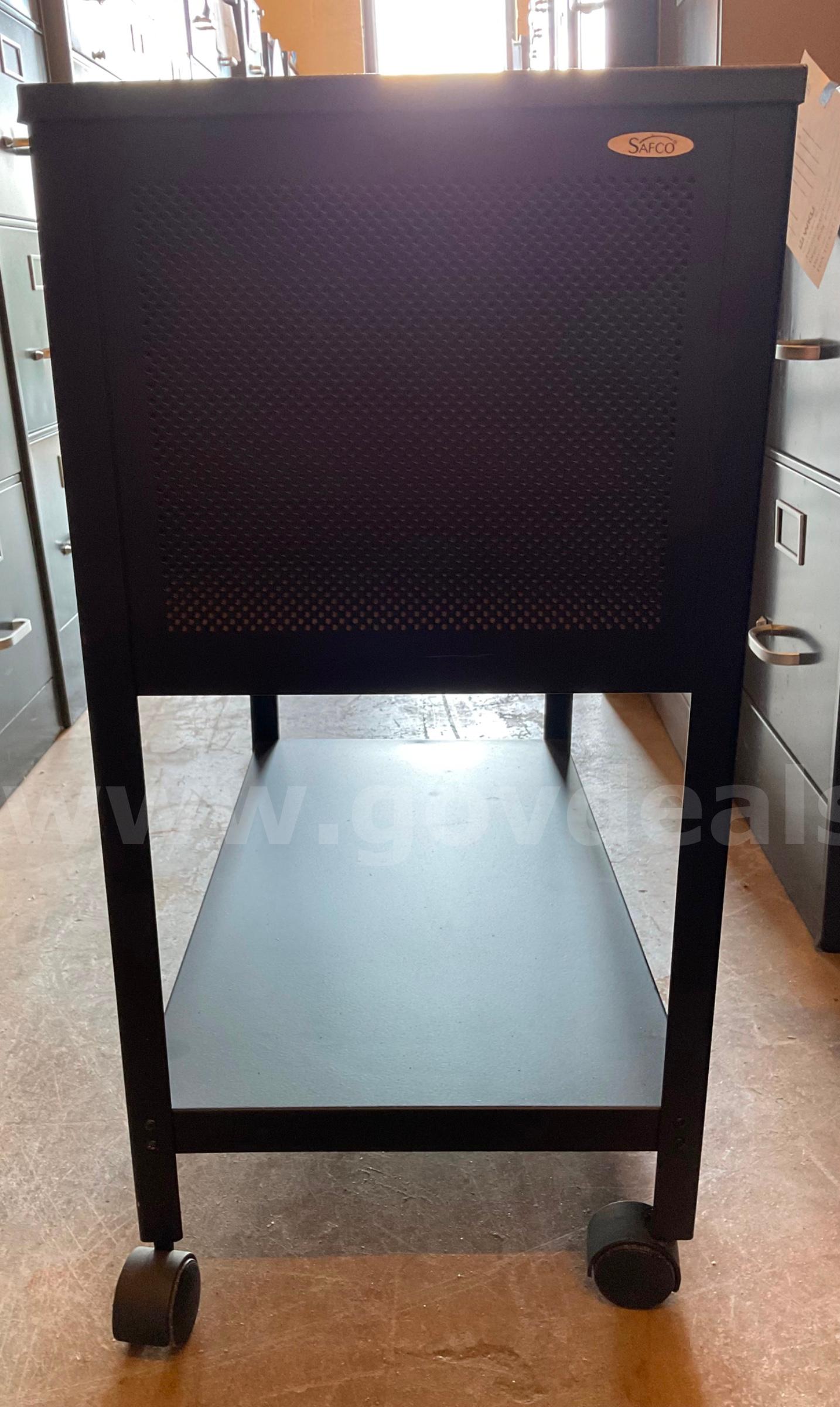 Lot of 2 black filing cabinets Vertiflex products  Government Surplus Auction - Photo #2