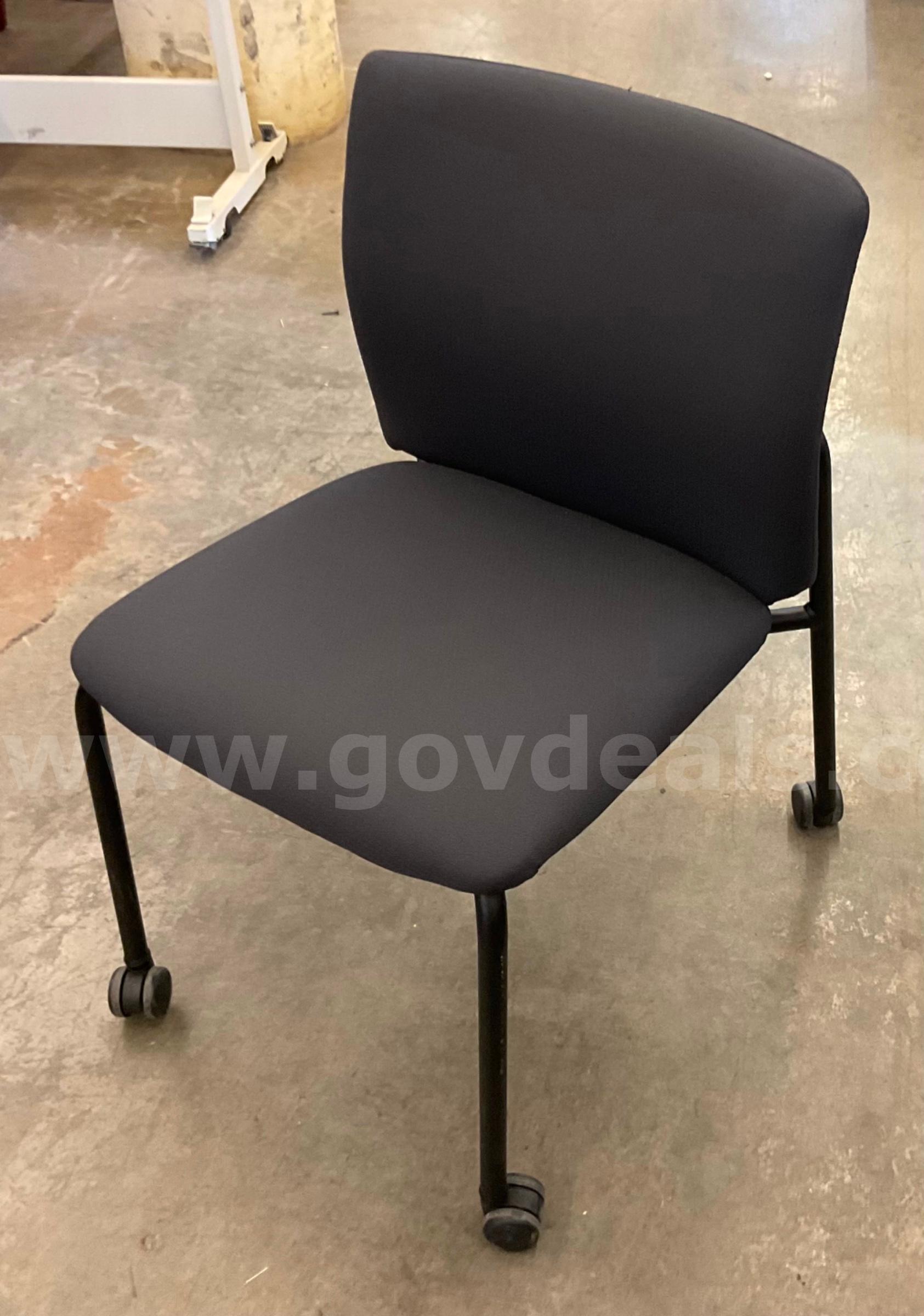 Dark Grey Rolling Chair   Government Surplus Auction - Photo #2