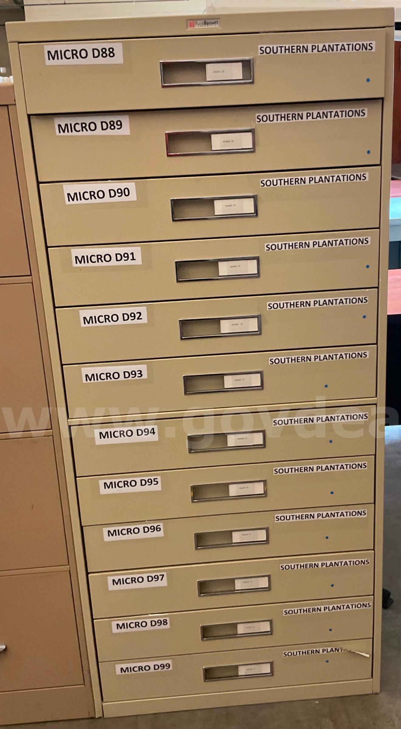 12-Drawer Filing Cabinet   Government Surplus Auction - Primary Photo