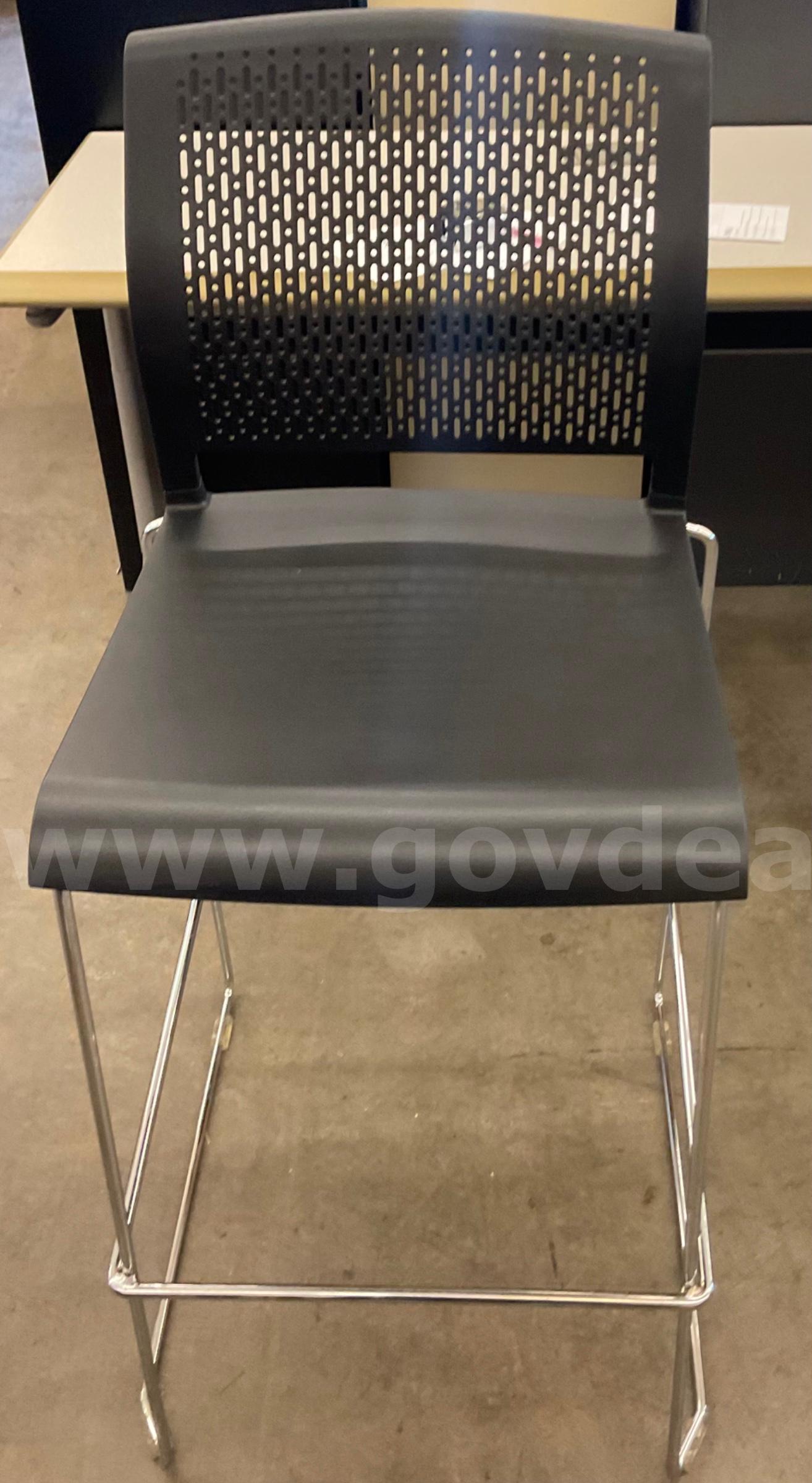 Tall Black Chair   Government Surplus Auction - Primary Photo