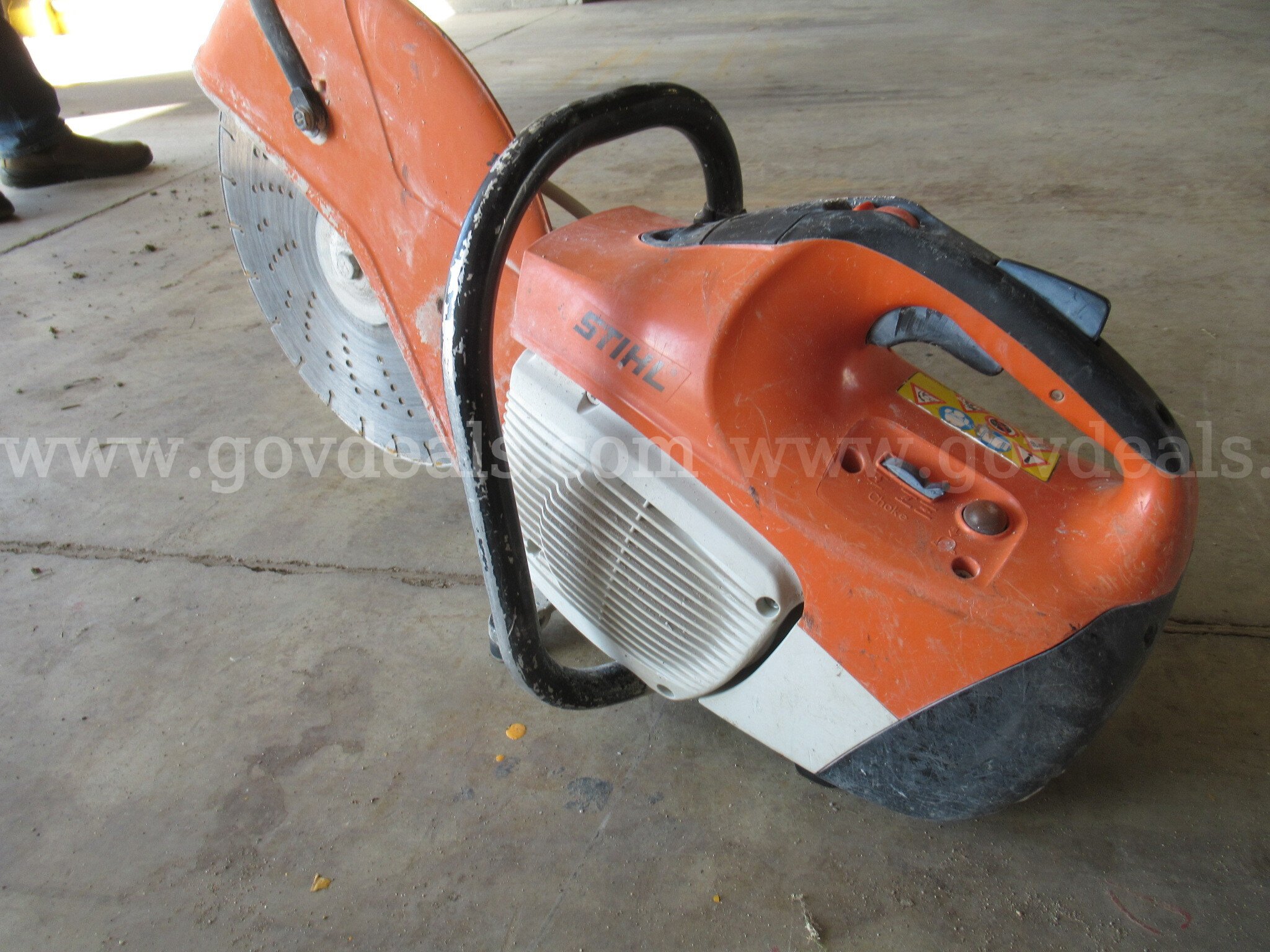 STIHL Concrete Saw STIHL TS 420 Government Surplus Auction - Photo #3