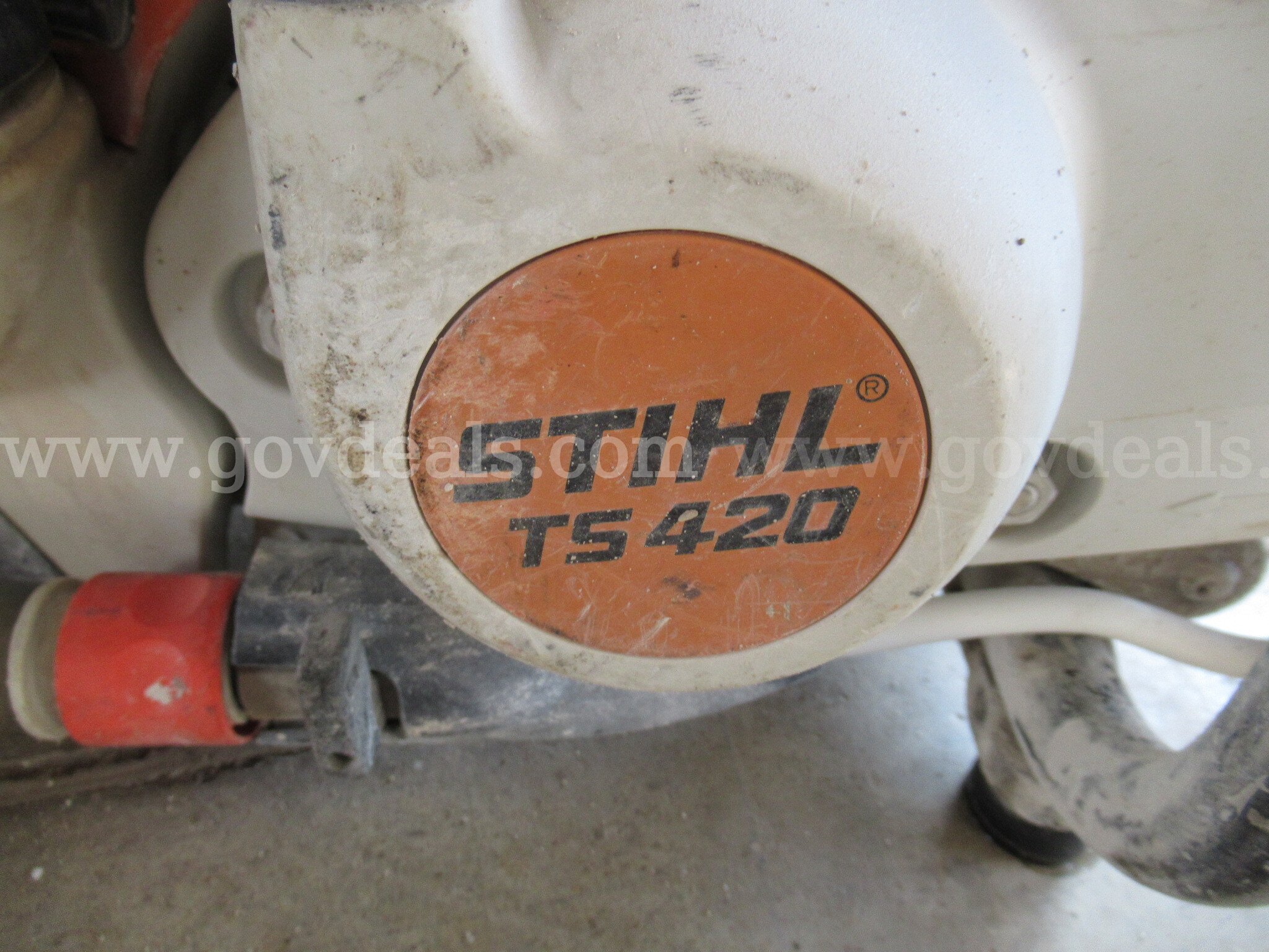 STIHL Concrete Saw STIHL TS 420 Government Surplus Auction - Photo #5
