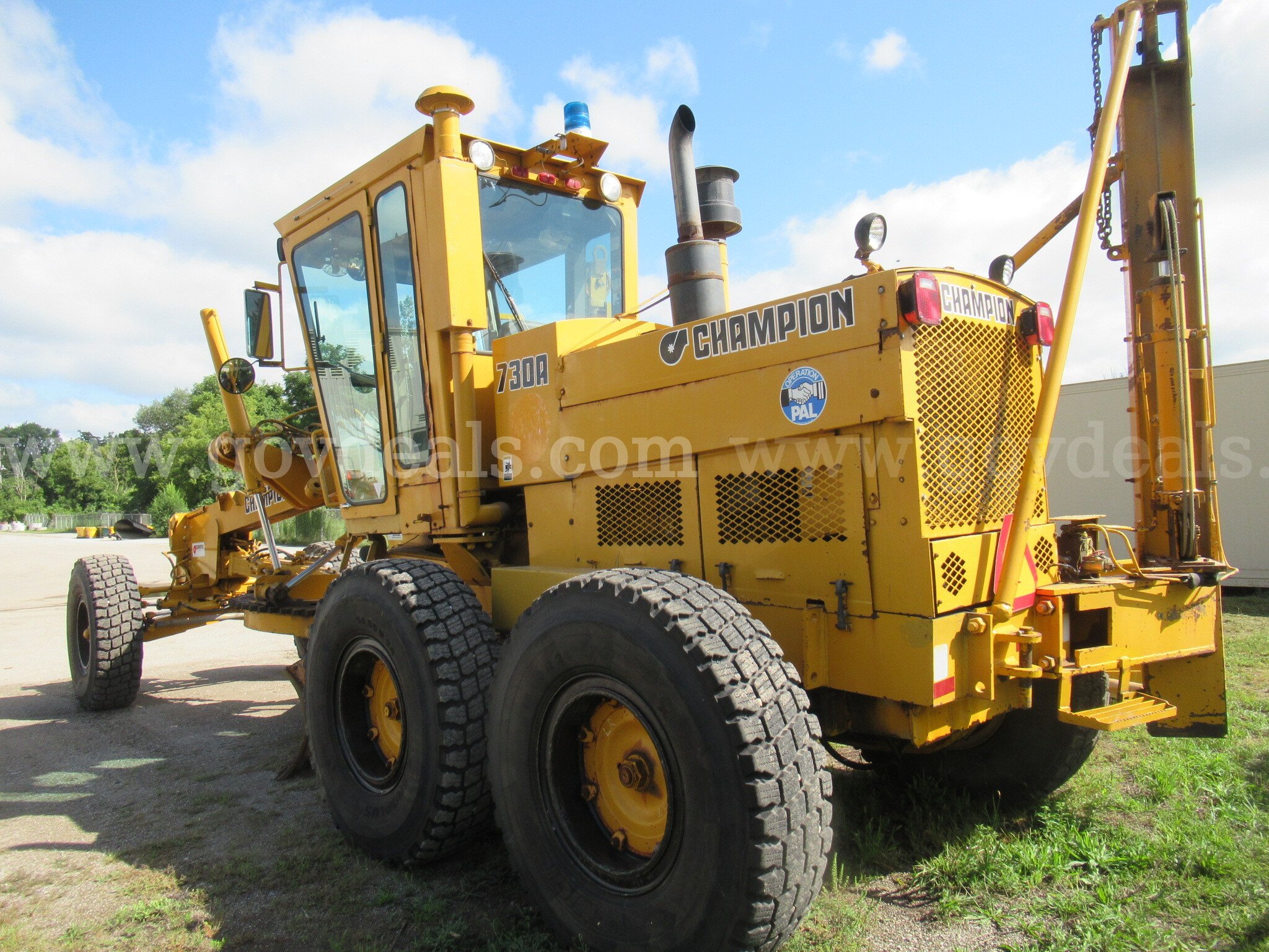1987 Champion Motor Grader Champion 730A Government Surplus Auction - Photo #3