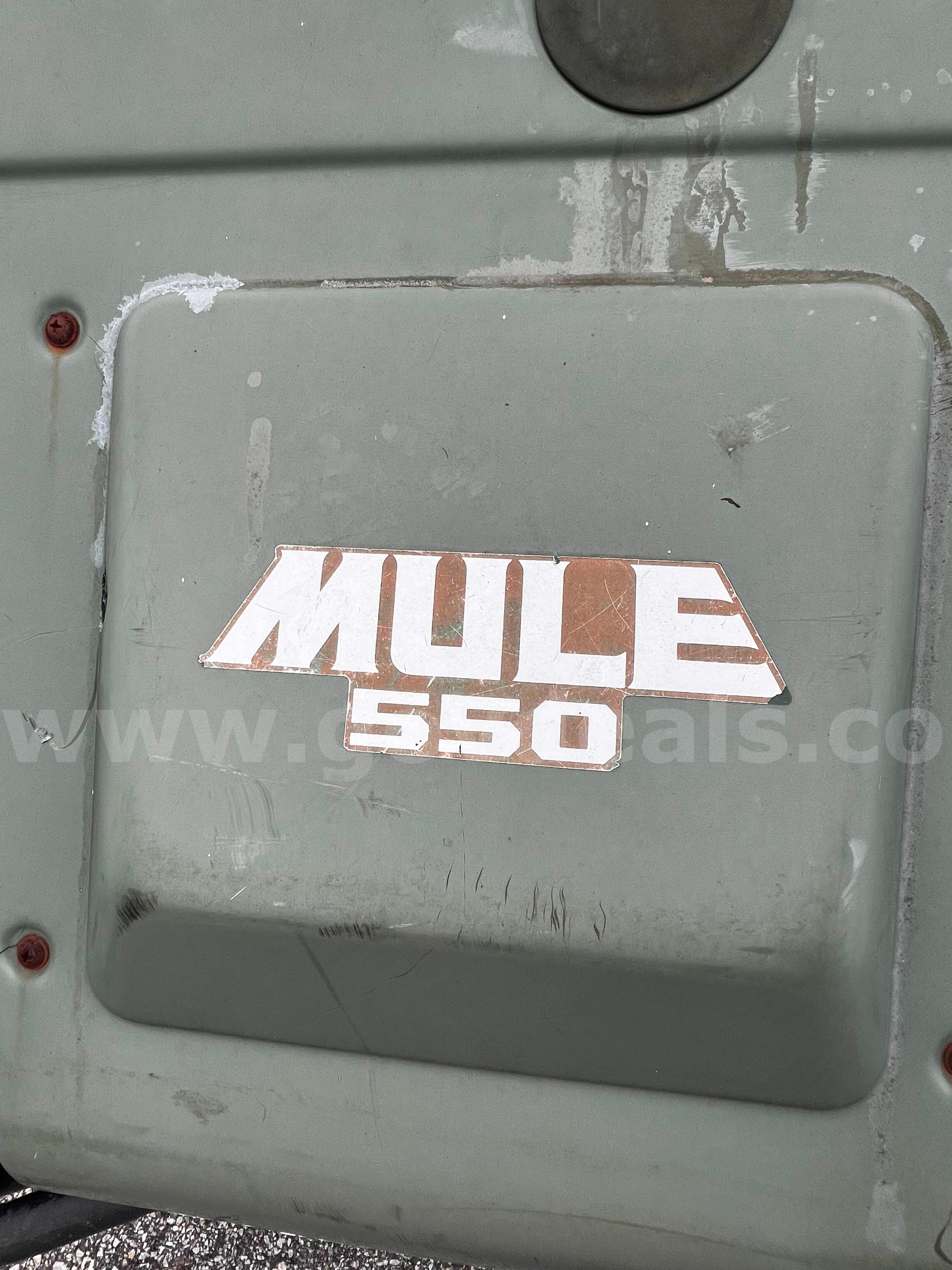 Mule 550 golf Cart (NOT WORKING) Mule 550 Government Surplus Auction - Photo #6