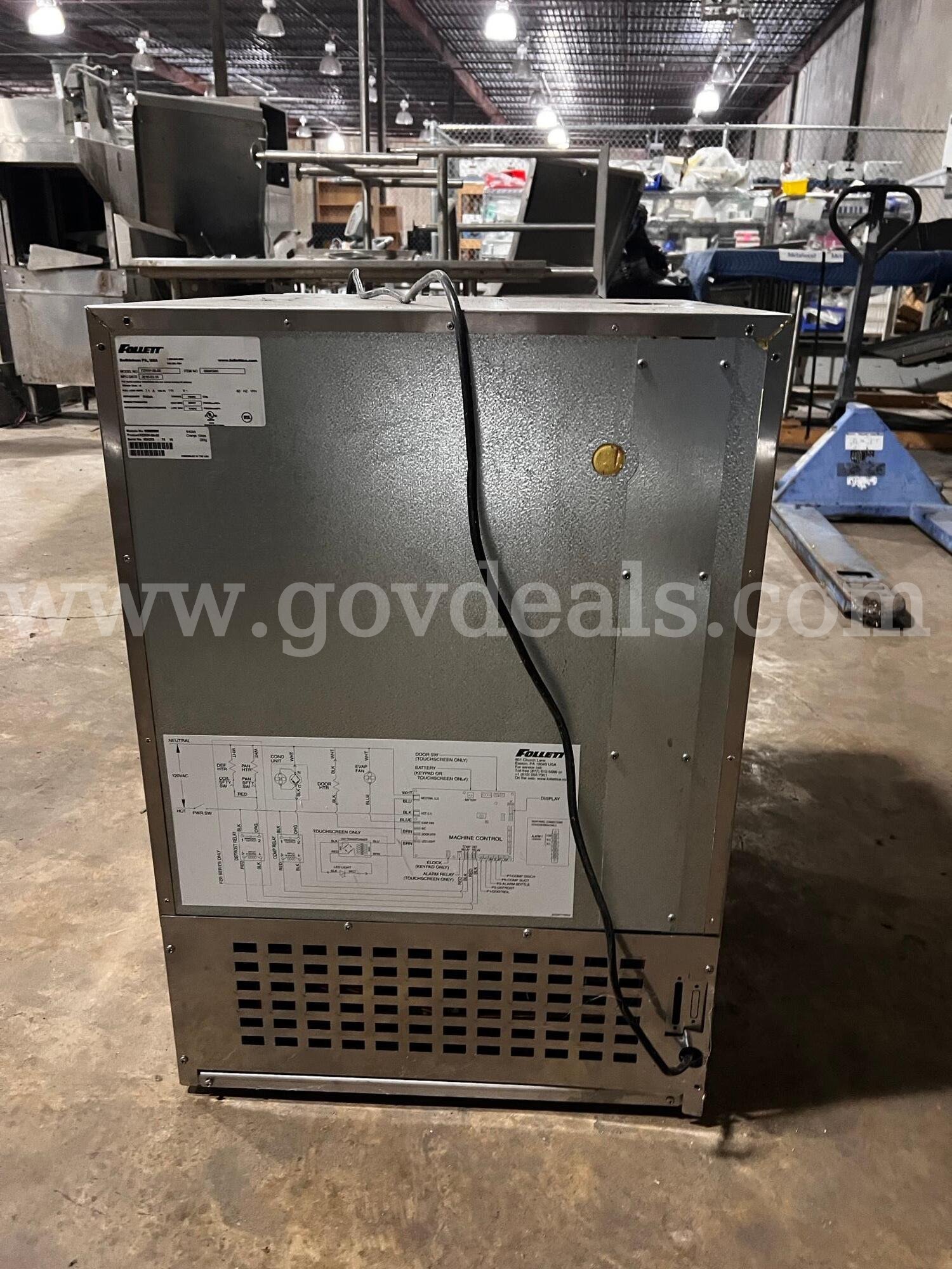 Follett Fridge Mod#FZR5P-00-00   Government Surplus Auction - Photo #4