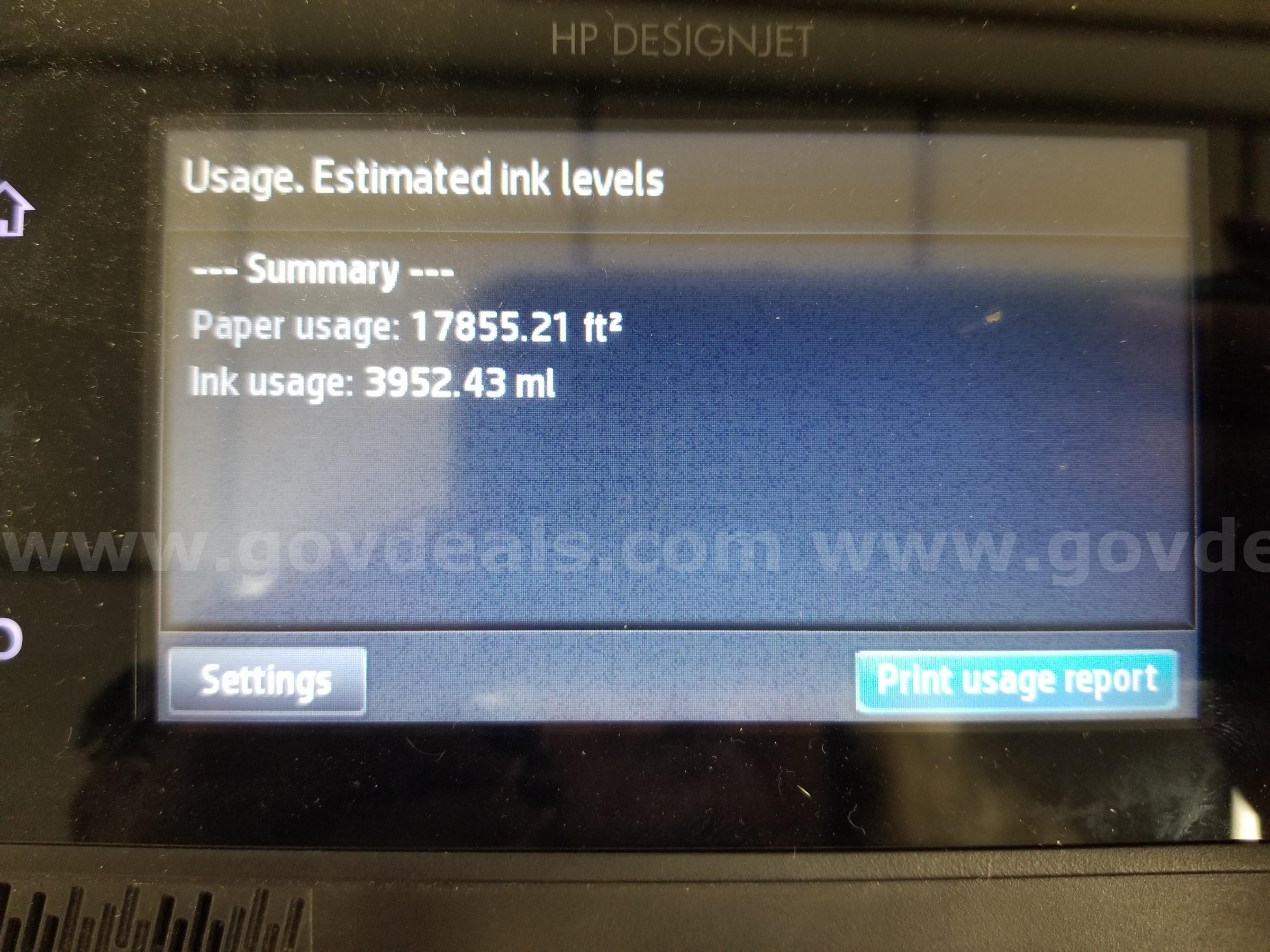 Large format printing, multifunction capabilities, high-quality output, connectivity HP DesignJet T2530 Government Surplus Auction - Photo #3