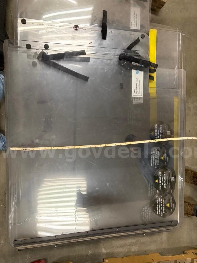 Misc sized Plexiglass for Transit bus/cutaway None Transit Government Surplus Auction - Photo #4