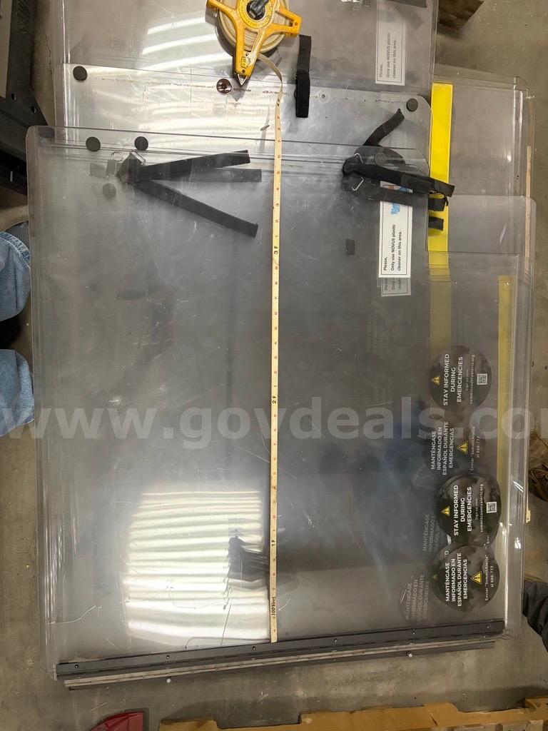 Misc sized Plexiglass for Transit bus/cutaway None Transit Government Surplus Auction - Photo #5