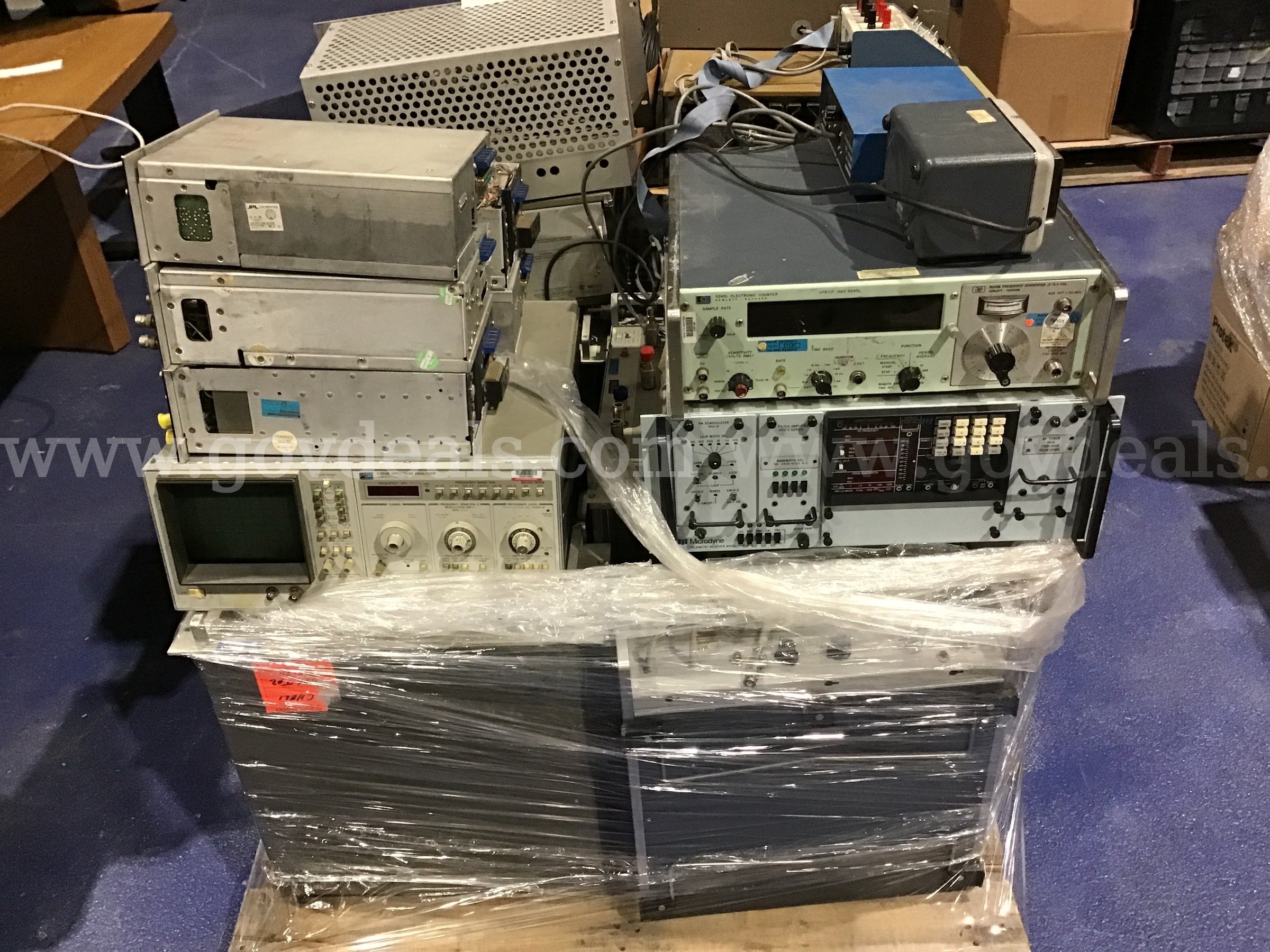 Pallet of Misc electronics equipment