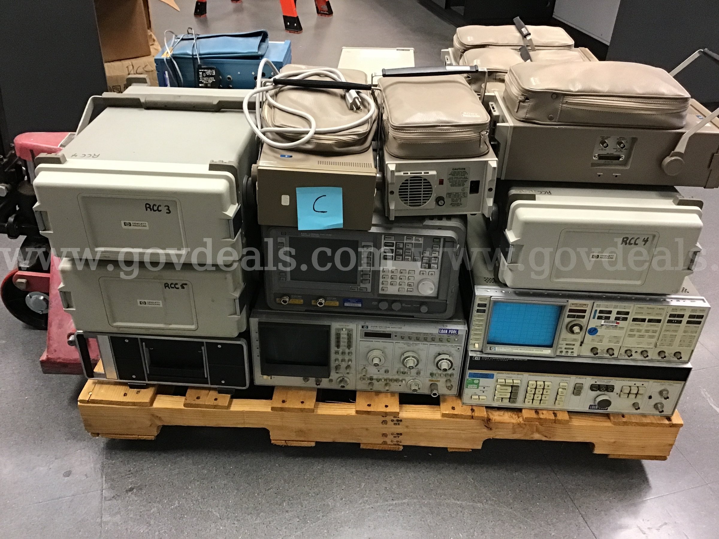 Pallet of Miscellaneous Electronic Equipment   Government Surplus Auction - Photo #2