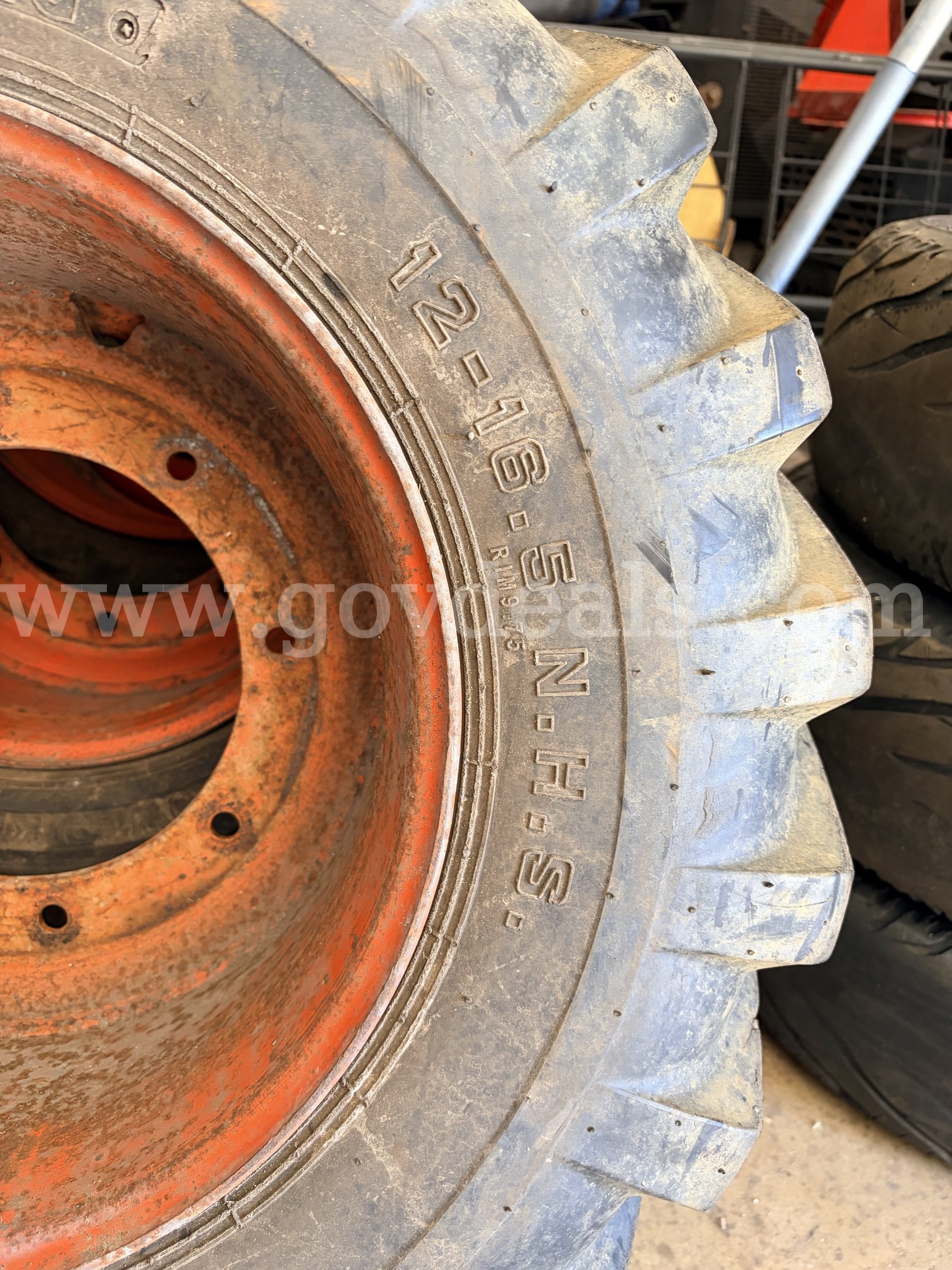 Set of 4 Power King/SkidMaster Forklift Tires Power King/SkidMaster  Government Surplus Auction - Photo #2