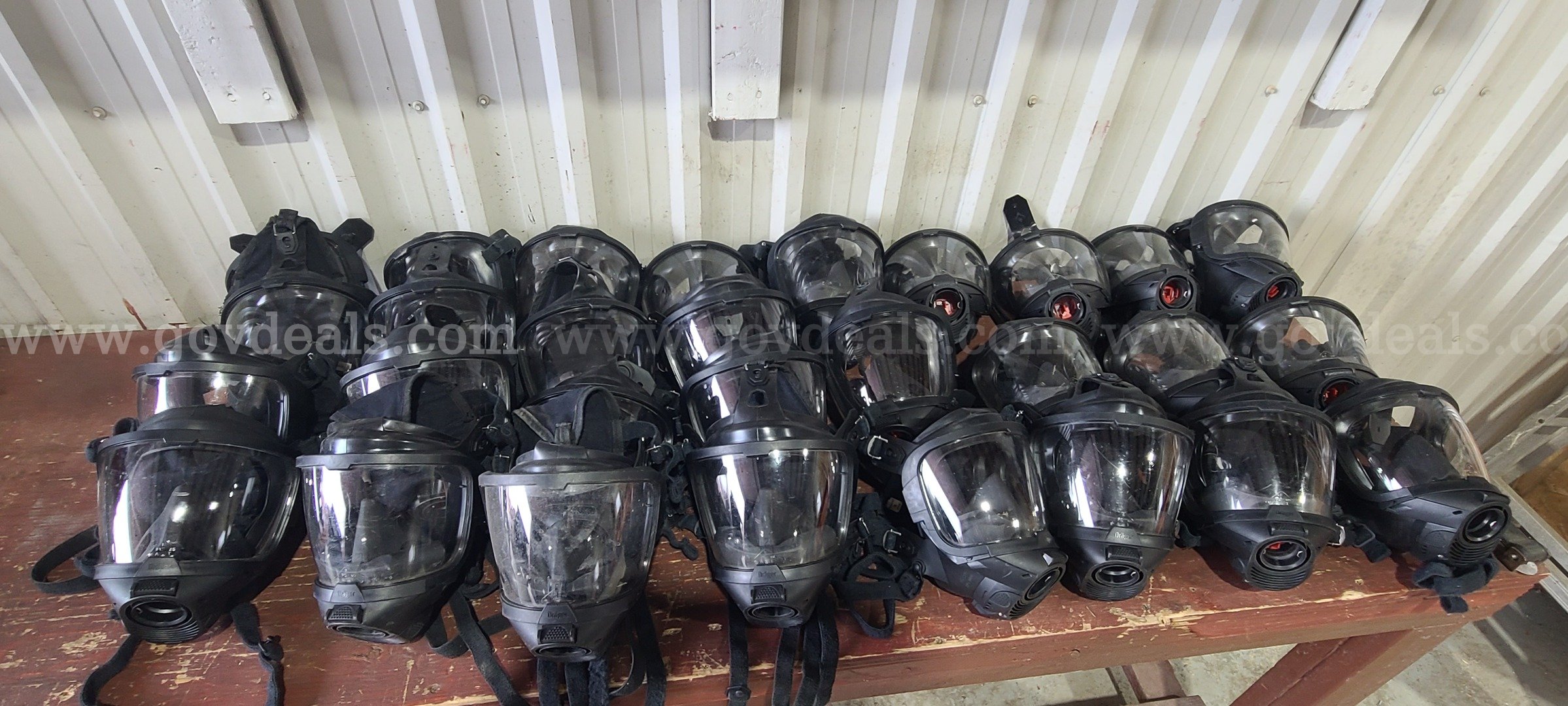 Lot of Drager SCBA (Self Contained Breathing Apparatus) Drager  Government Surplus Auction - Photo #2