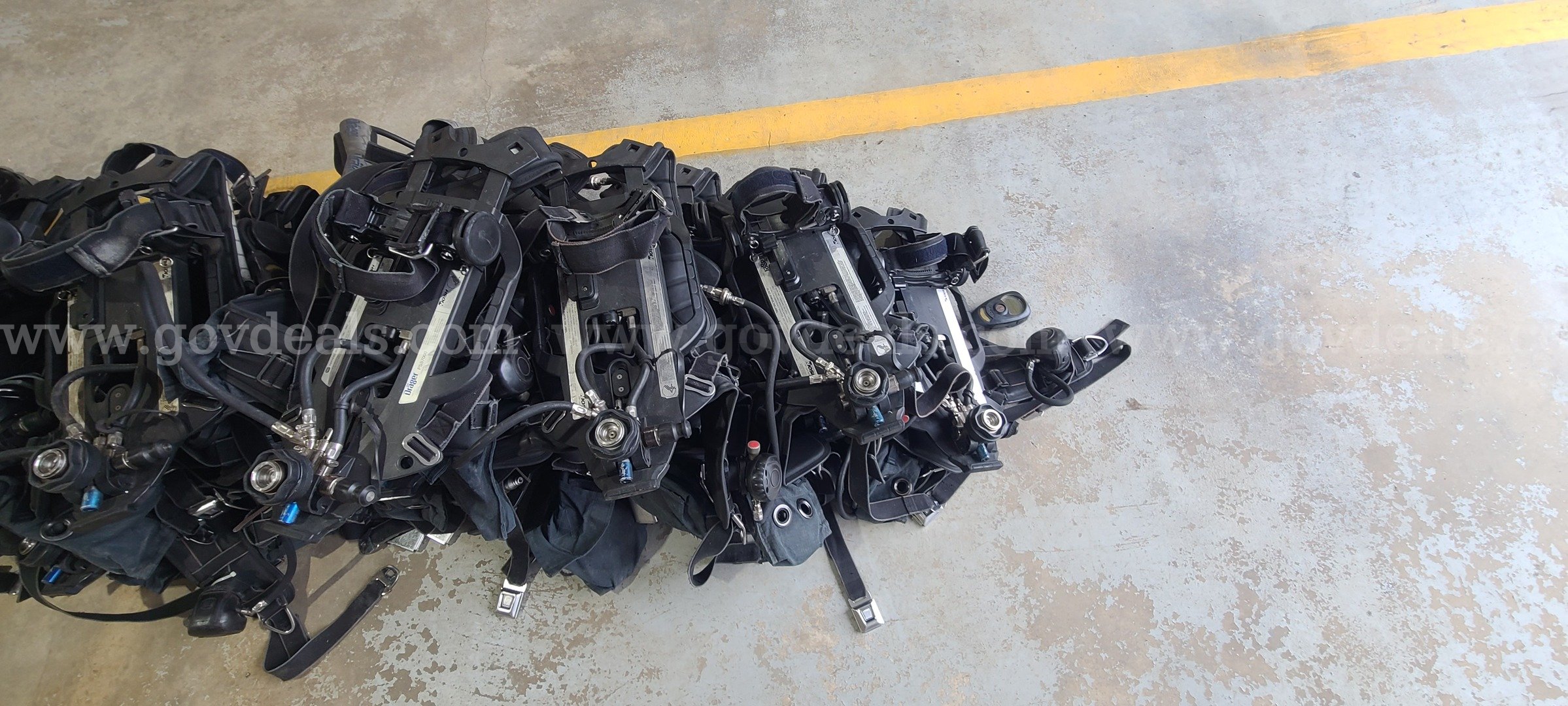 Lot of Drager SCBA (Self Contained Breathing Apparatus) Drager  Government Surplus Auction - Photo #5