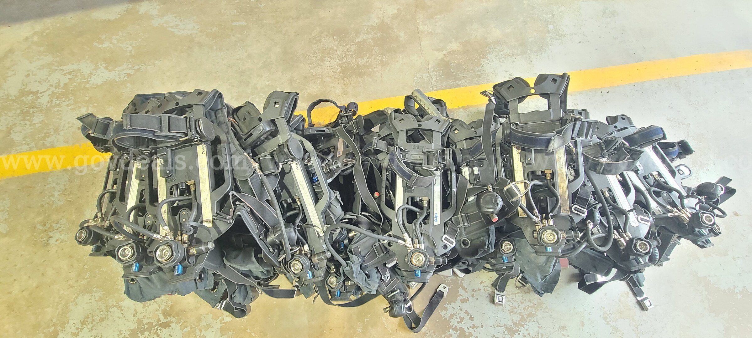 Lot of Drager SCBA (Self Contained Breathing Apparatus) Drager  Government Surplus Auction - Photo #6