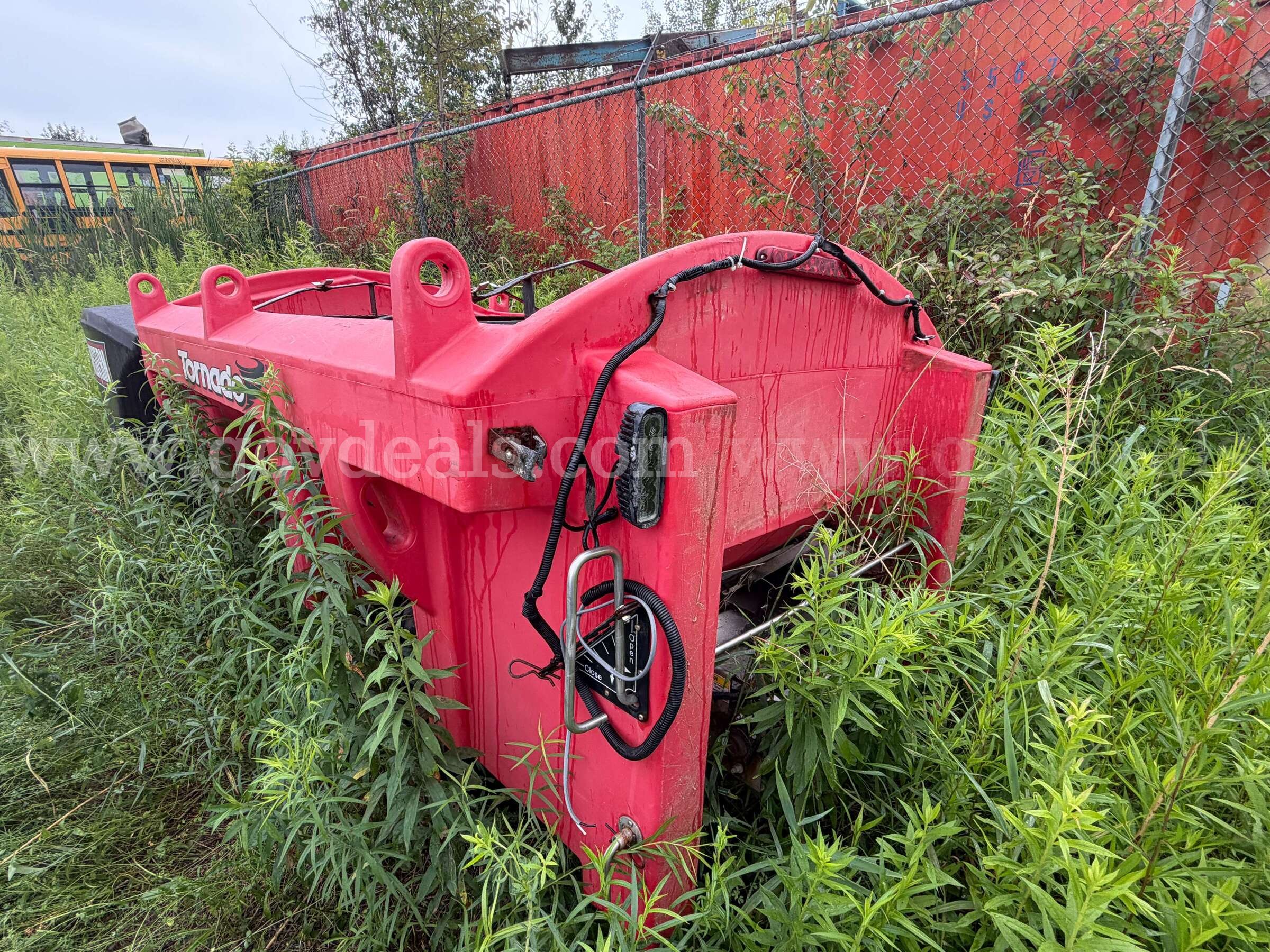 Tornado Salt Hopper Spreader 7 Ft x 4 Ft Western  Government Surplus Auction - Photo #2