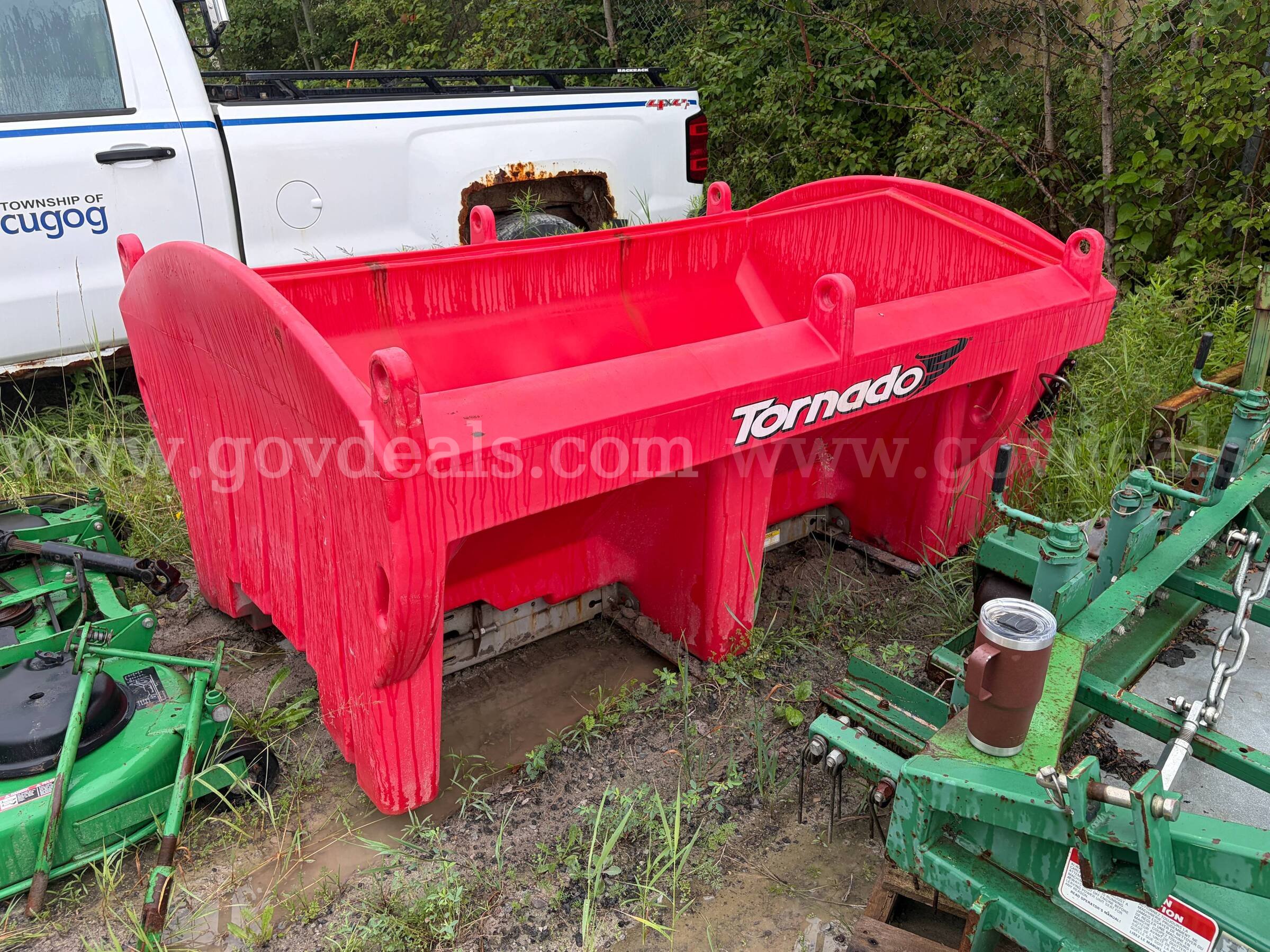 Tornado Salt/Sand Hopper  7Ft Tornado  Government Surplus Auction - Primary Photo