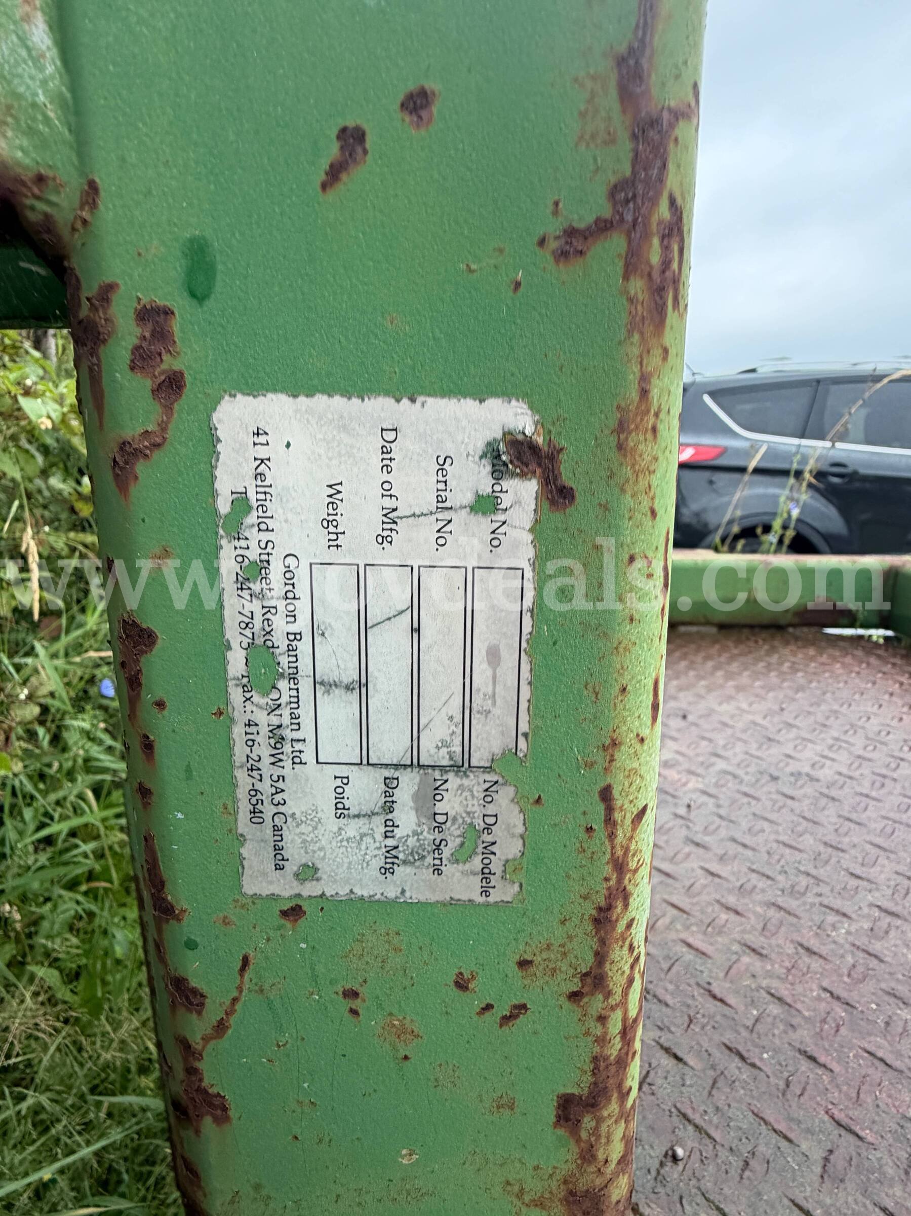 Bannerman Super-ject Turf Aerator 6Ft Bannerman  Government Surplus Auction - Photo #5