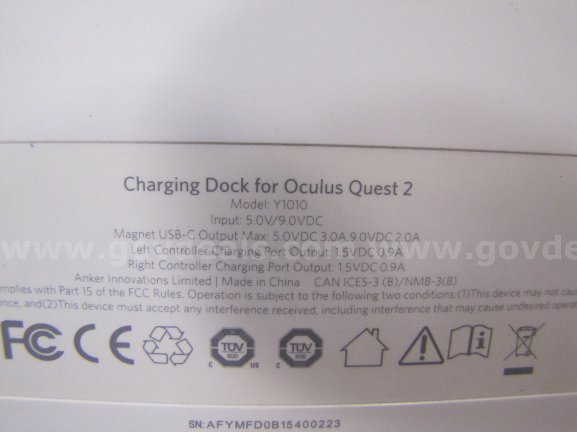 Oculus Quest 2 charging dock   Government Surplus Auction - Photo #3