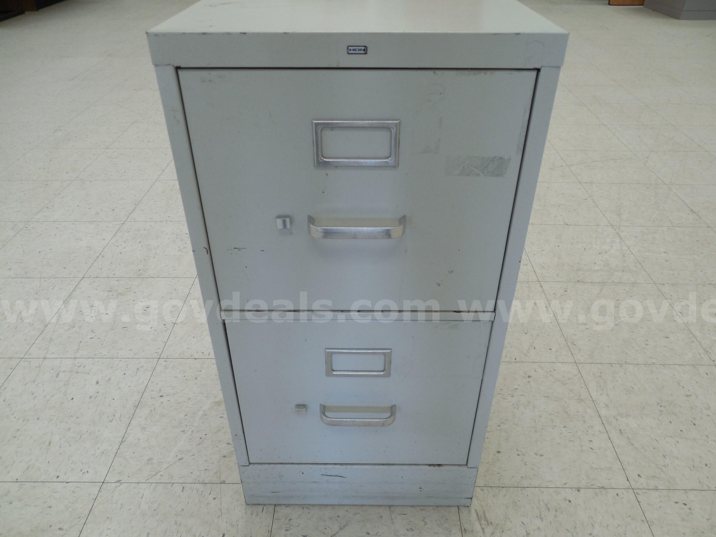Two drawer filing cabinet