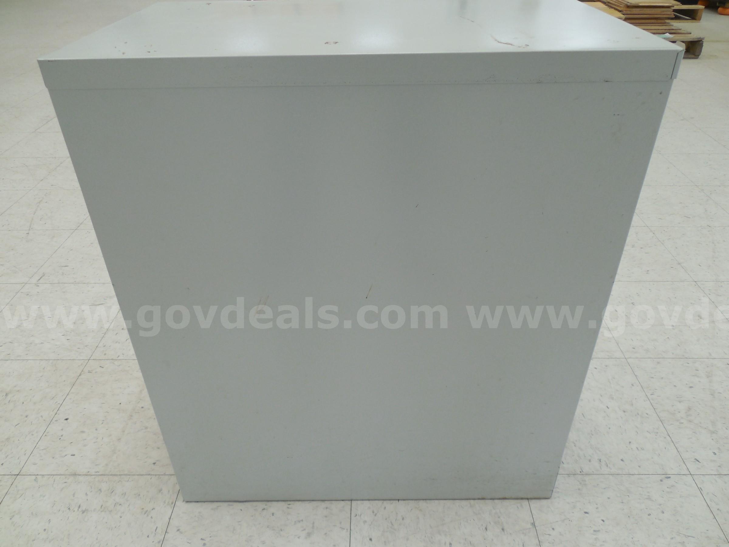 Two drawer filing cabinet   Government Surplus Auction - Photo #2