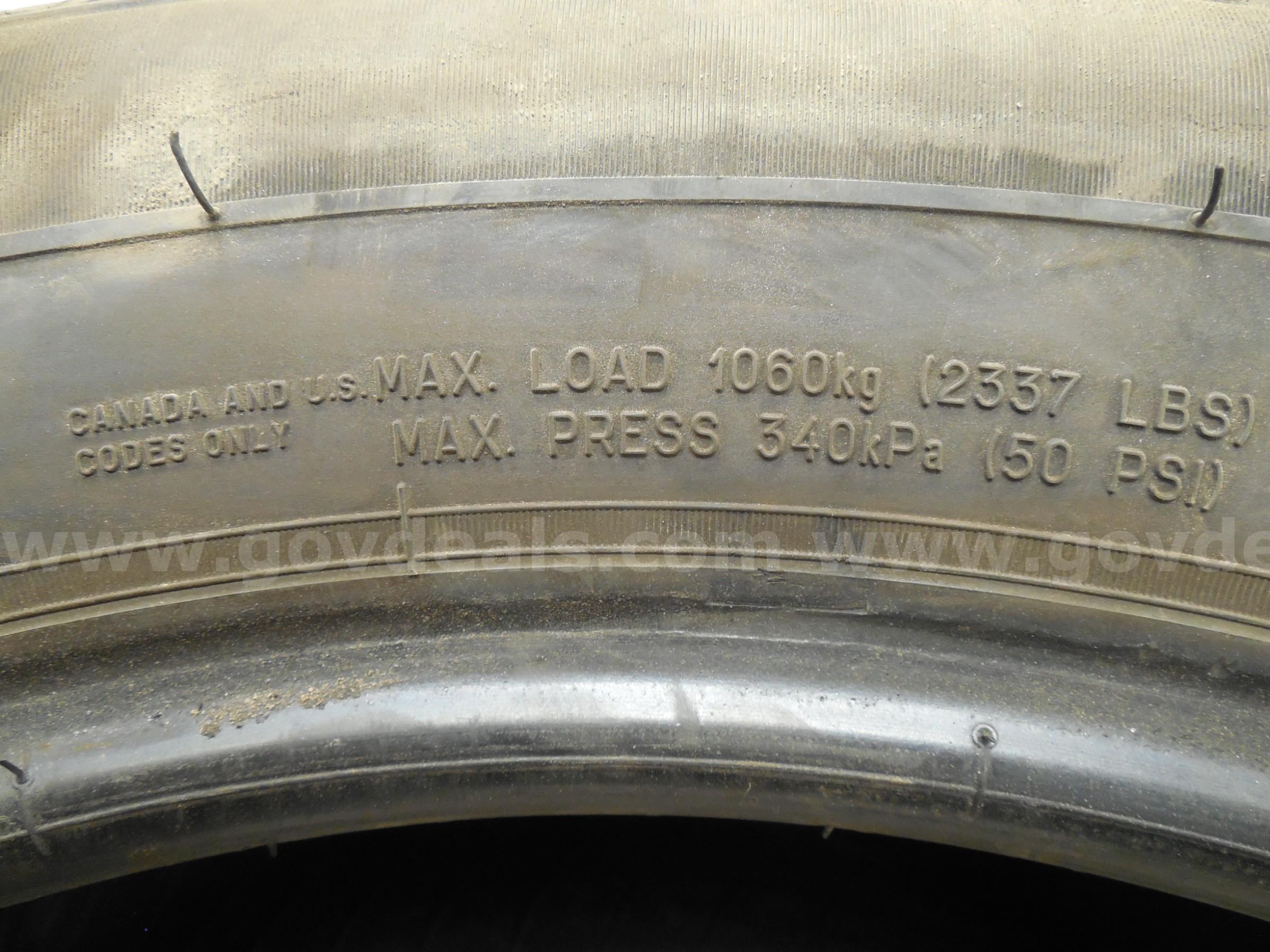 Michelin Primacy A/S 255/55 R20 110V Tire  255 Government Surplus Auction - Photo #5