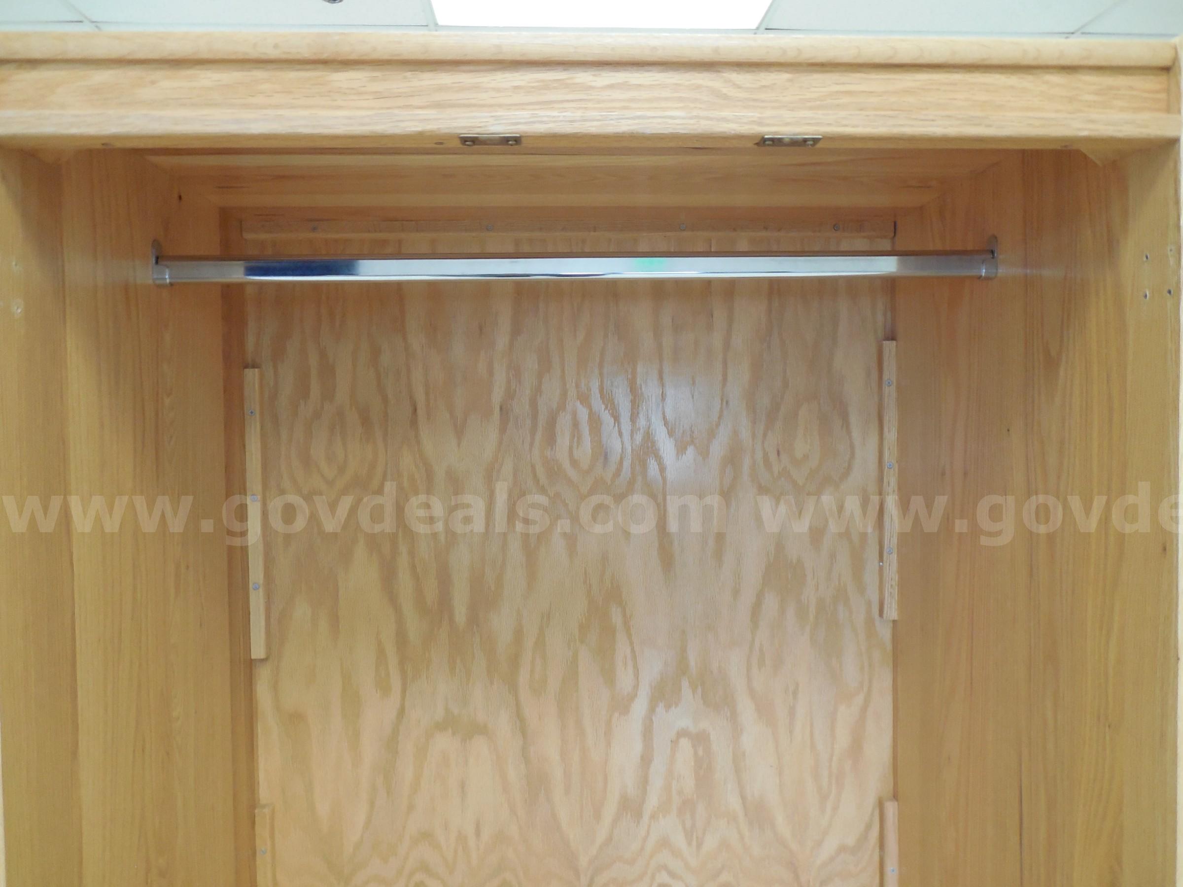Wooden armoire   Government Surplus Auction - Photo #6