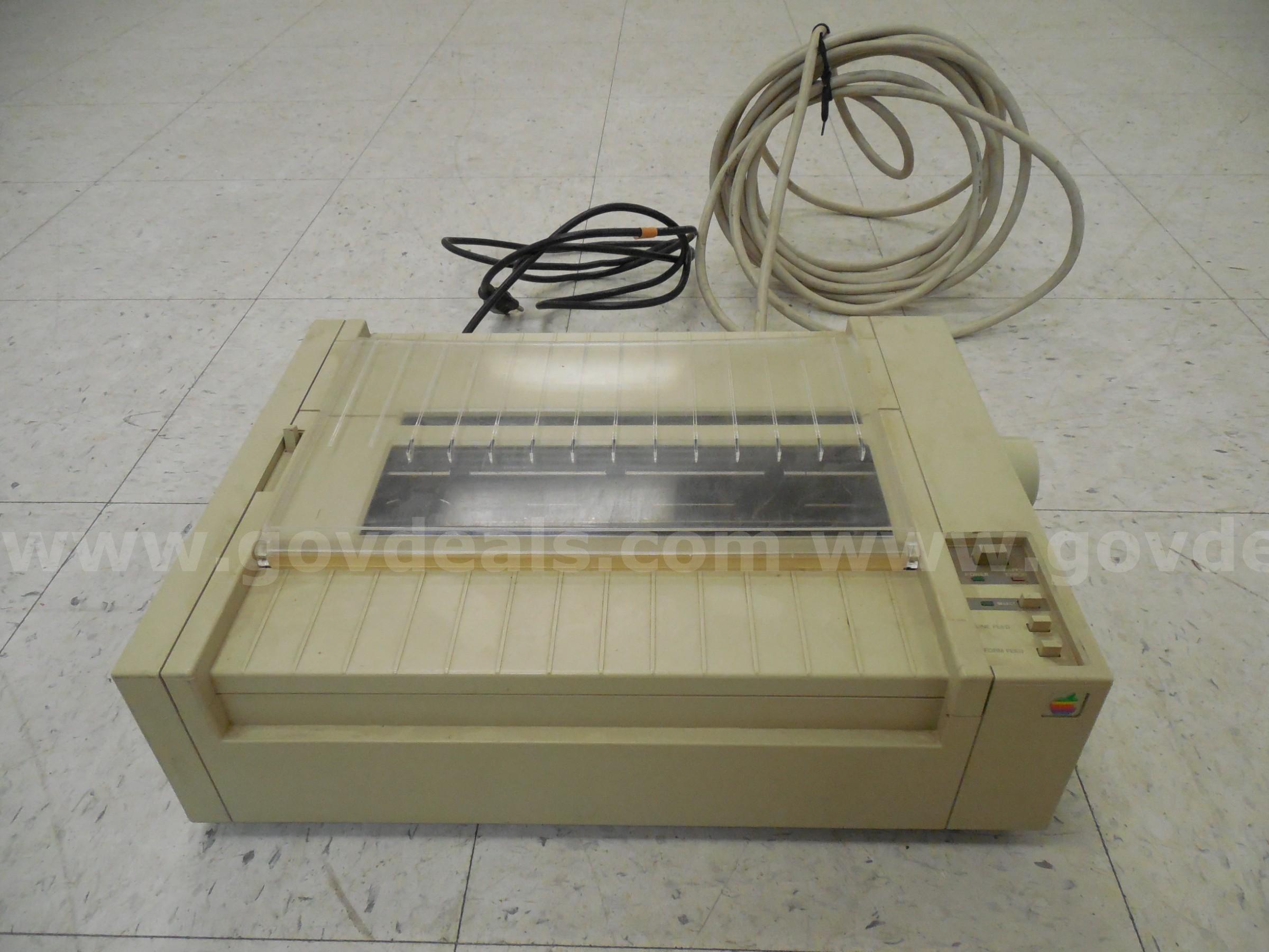 Vintage dot matrix printer