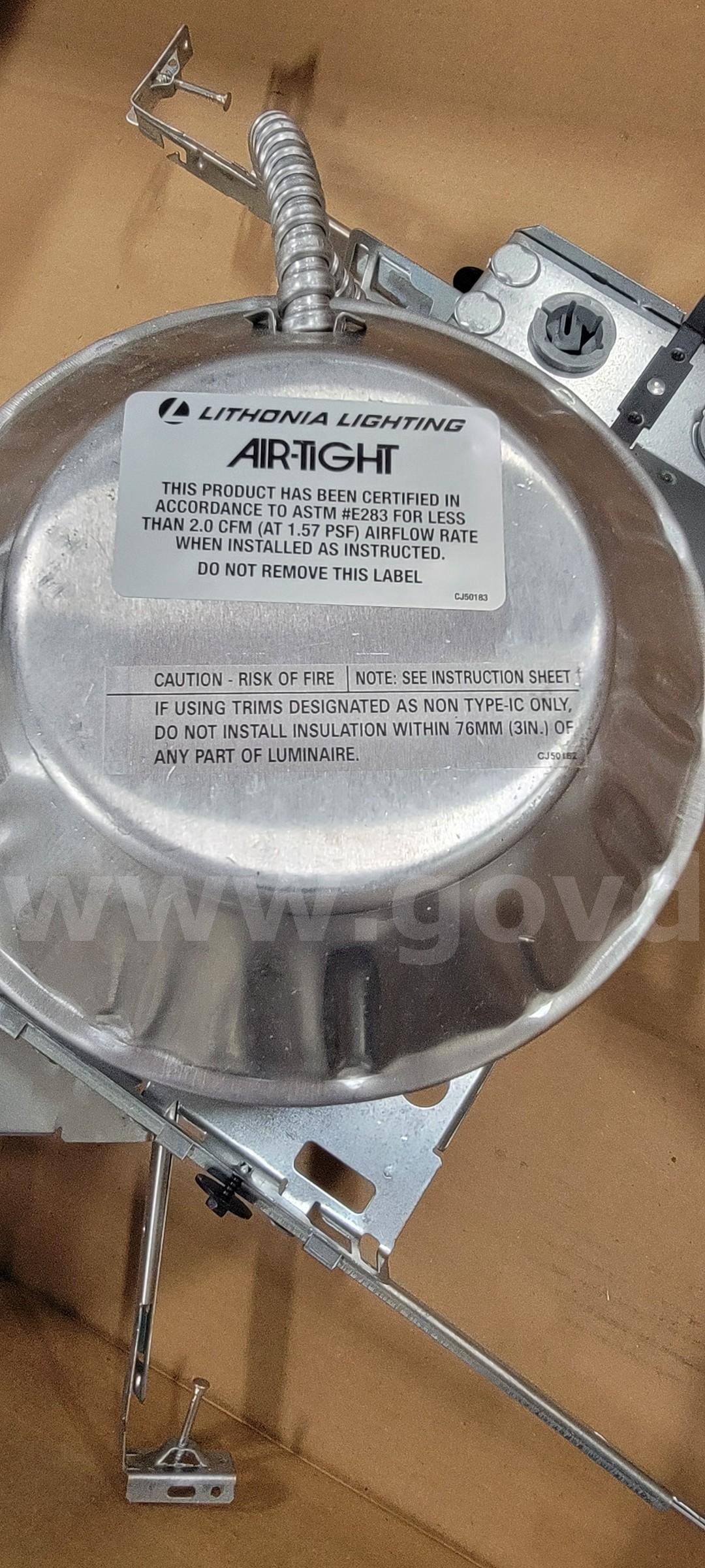 6" Incandescent New Construction Housing   Government Surplus Auction - Photo #4