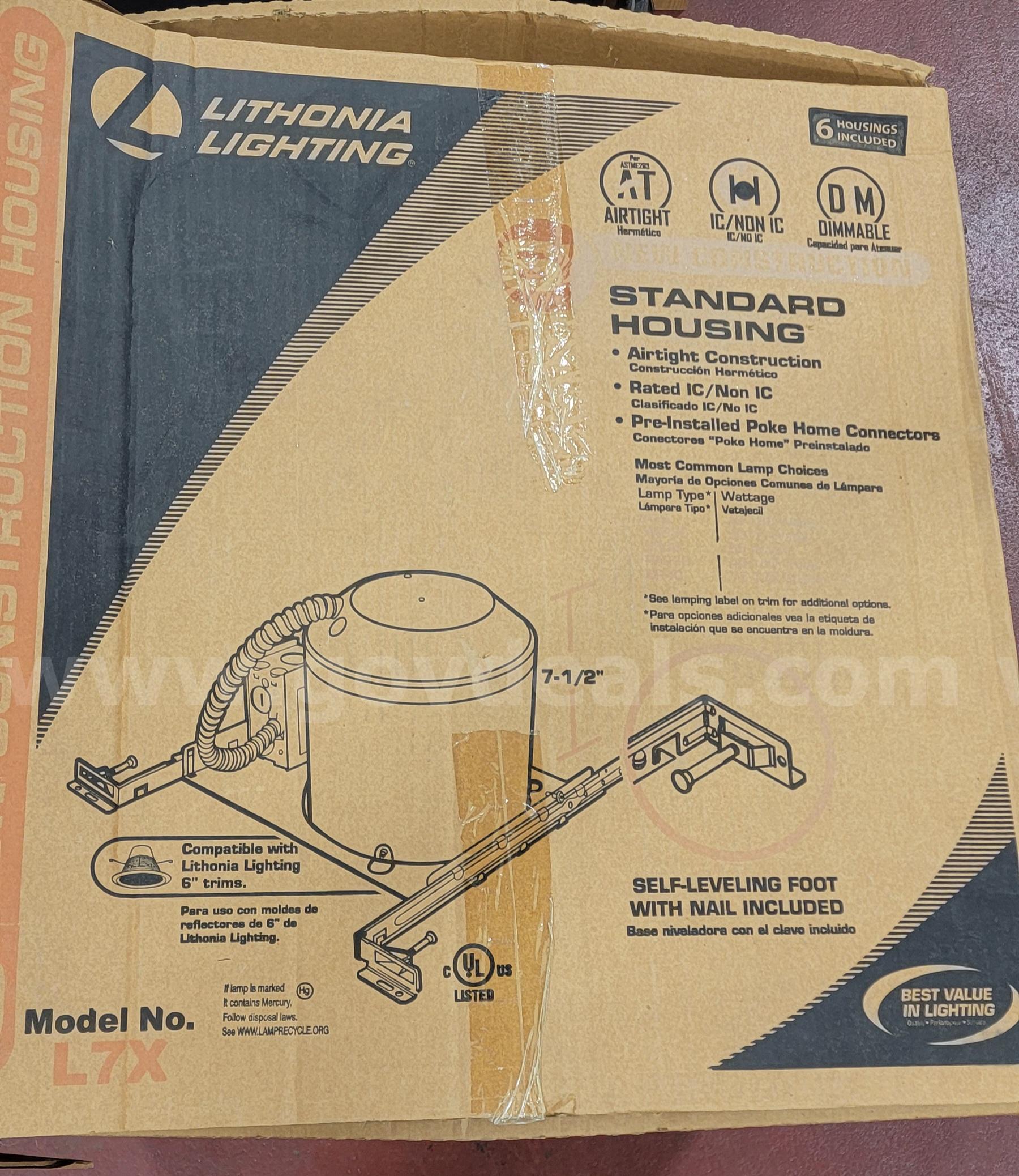 6" Incandescent New Construction Housing   Government Surplus Auction - Photo #5