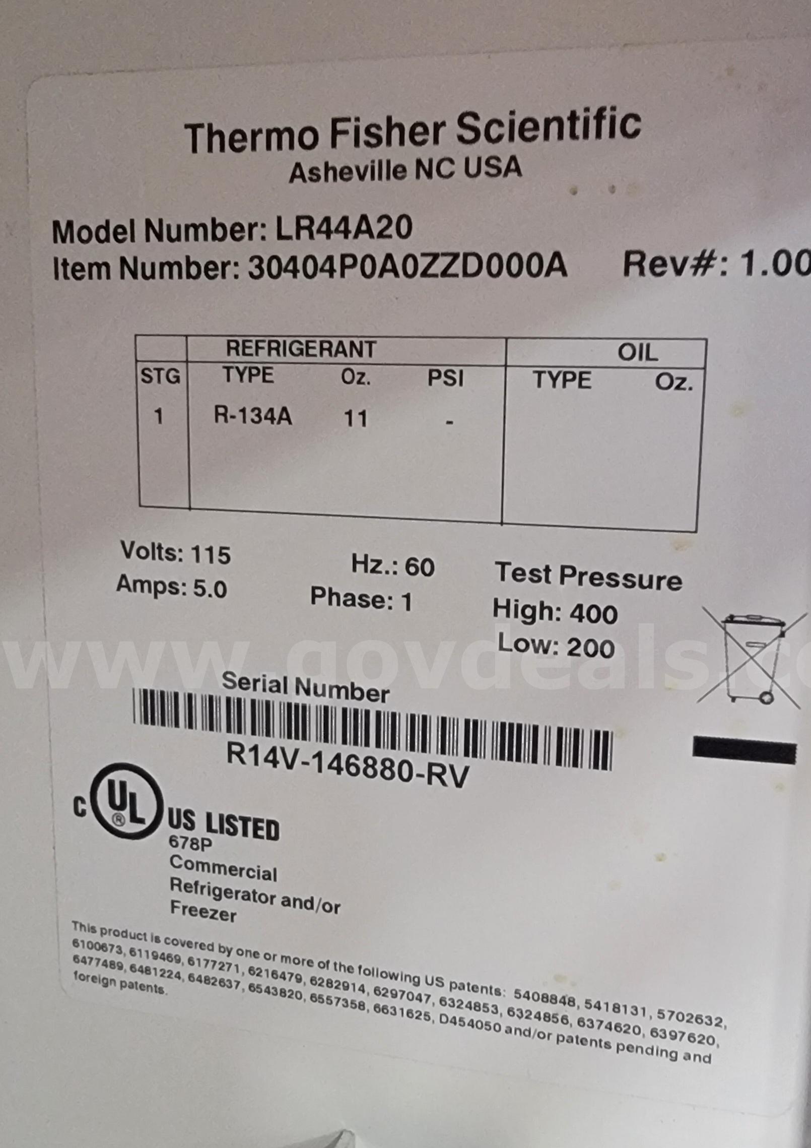 Thermo Fisher Scientific Puffer Hubbard   Government Surplus Auction - Photo #6