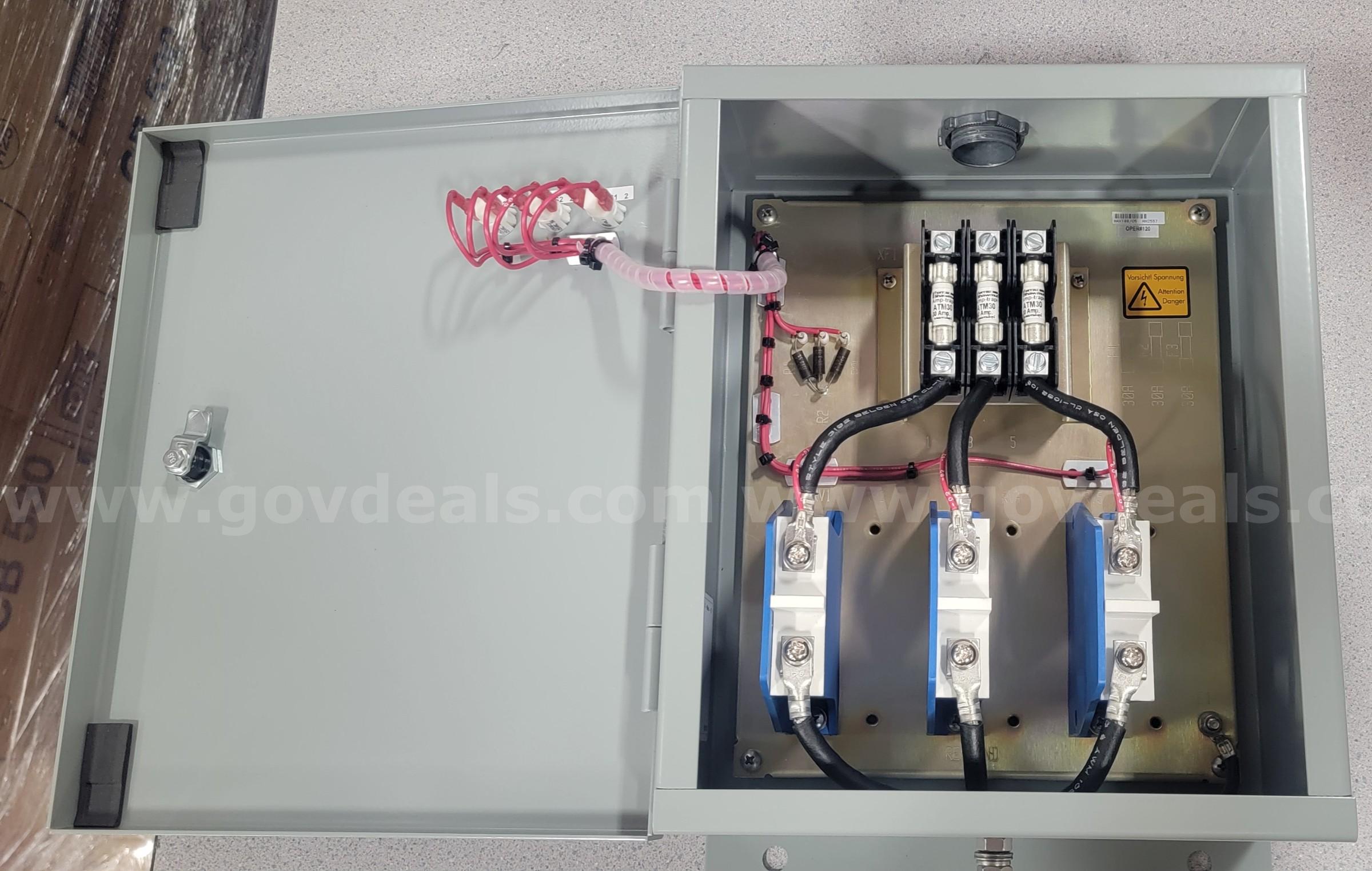 AC Power Surge Protection Panel   Government Surplus Auction - Photo #2