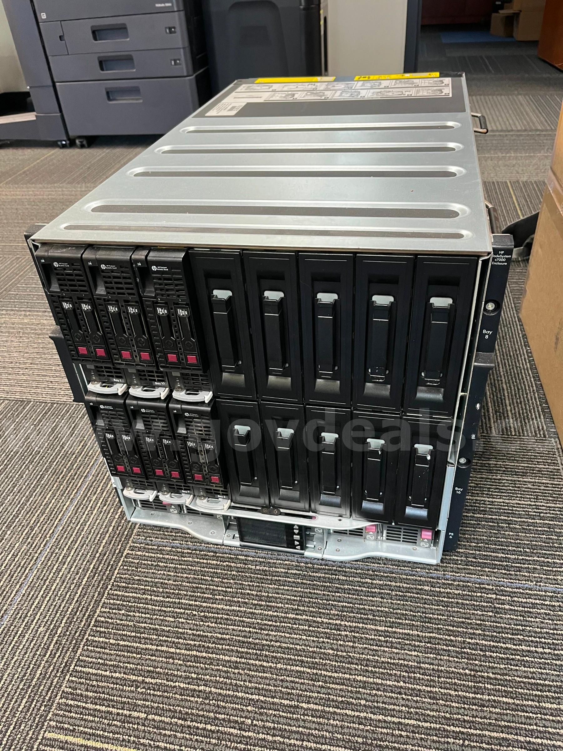 HP BladeSystem Gen 8  w/6 ProliantBlades