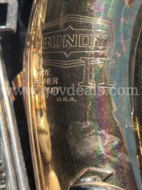 Tenor Saxophone   Government Surplus Auction - Photo #2