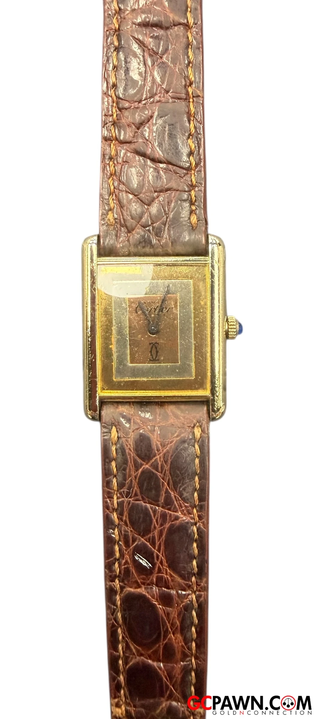 Cartier Wrist watch Argent Case  Government Surplus Auction - Photo #4