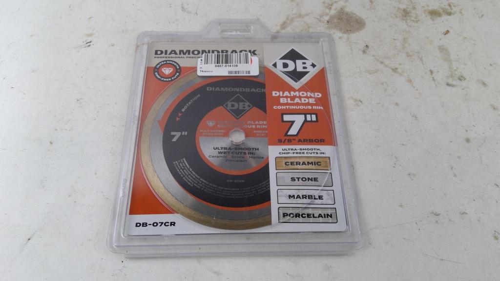 Diamondback 7" Wet-Cut Diamond Blade