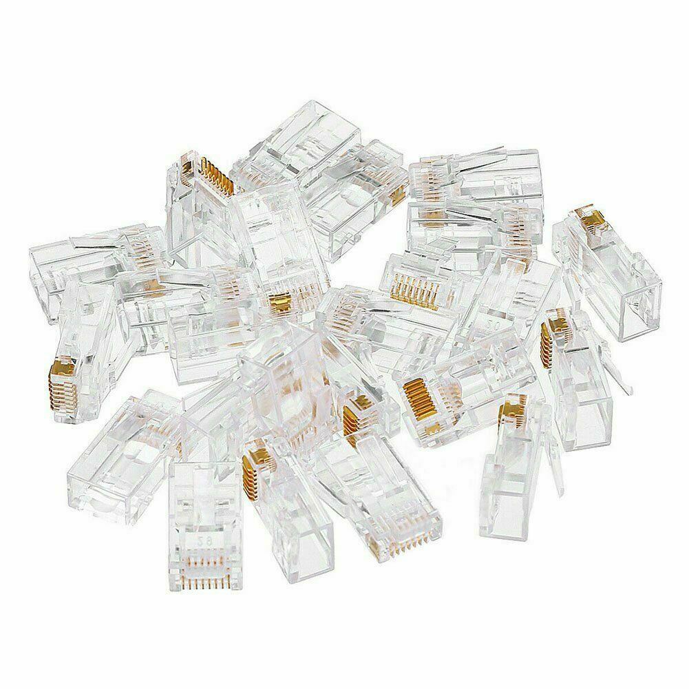 100 PC CAT5 CAT5E Network Connector Plugs  100 Government Surplus Auction - Photo #5