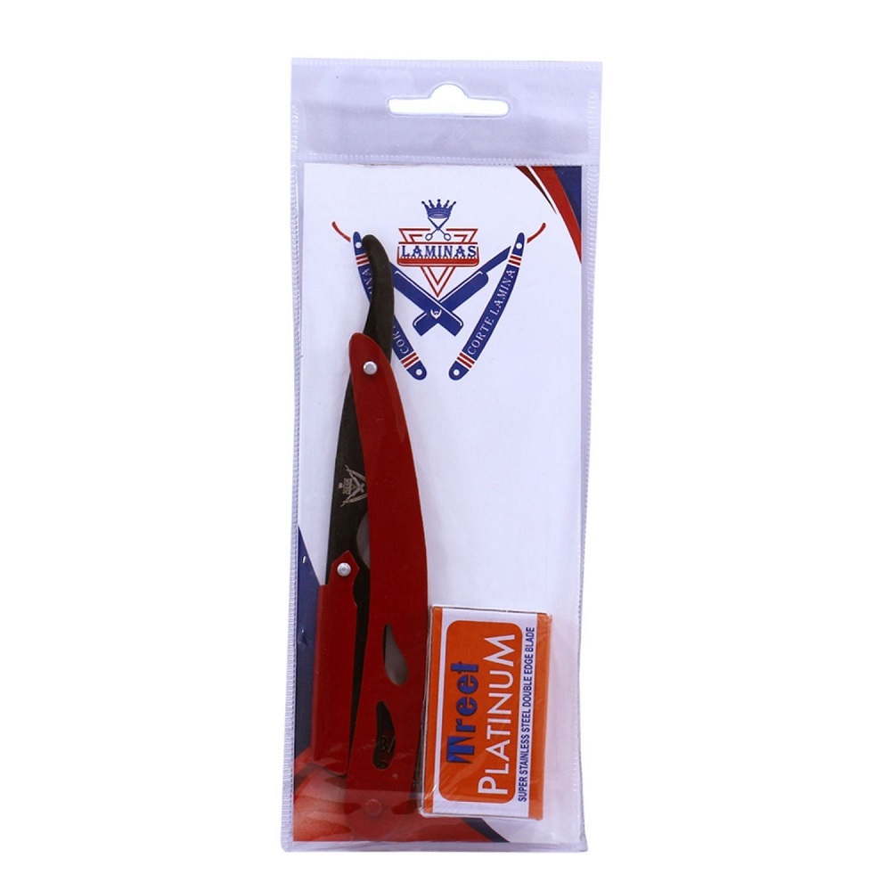 Professional Barber Salon Shaving Razor & 10 Blades   Government Surplus Auction - Photo #3