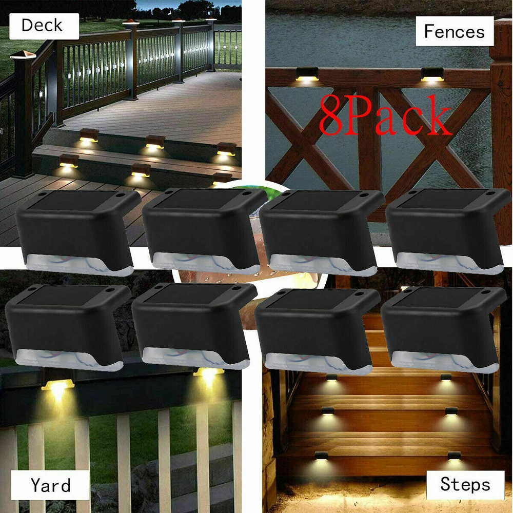 8 PC Solar LED Deck Lights   Government Surplus Auction - Photo #3