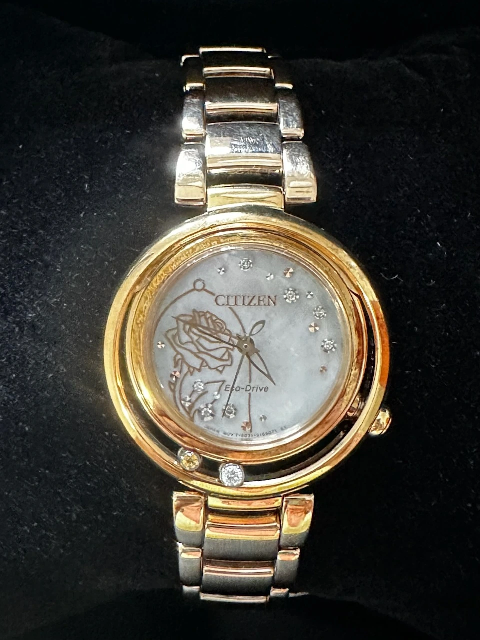 Citizen Eco-Drive "Belle" Ladies Watch EM0823-58D/working