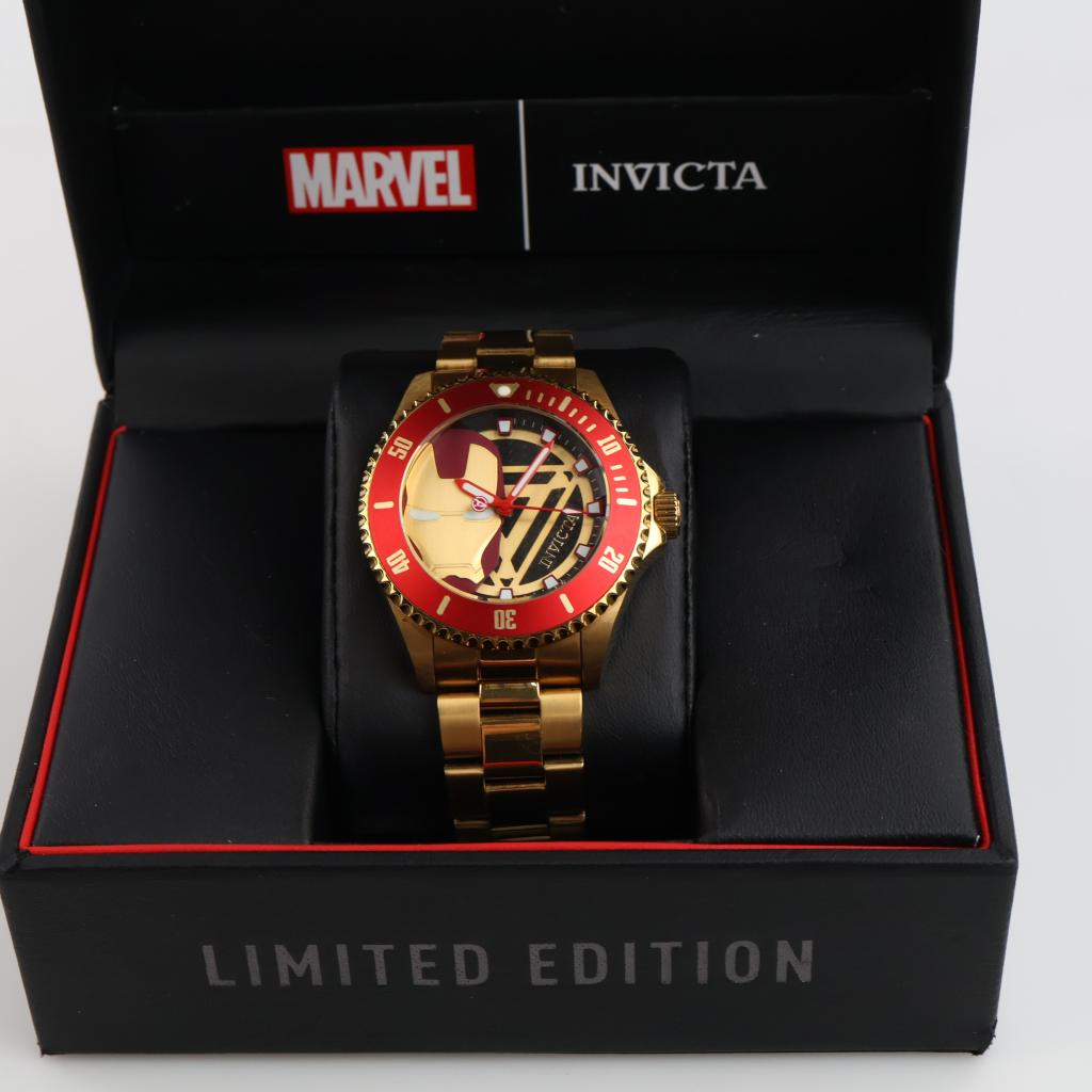 Invicta Limited Edition Marvel Tony Stark Watch Case  Government Surplus Auction - Photo #2