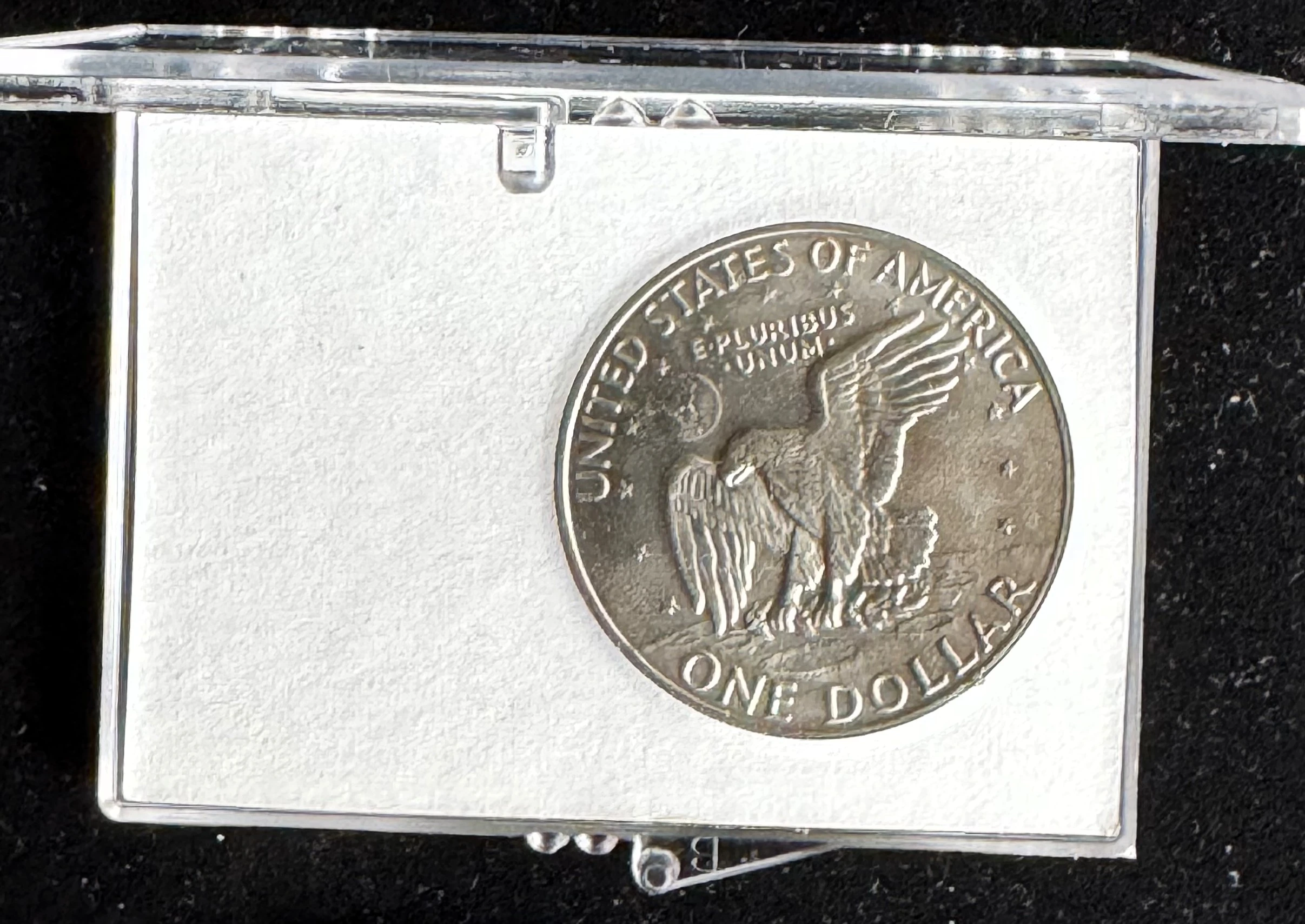 1978 EISENHOWER $1 DOLLAR COIN IN A CASE Case  Government Surplus Auction - Photo #2