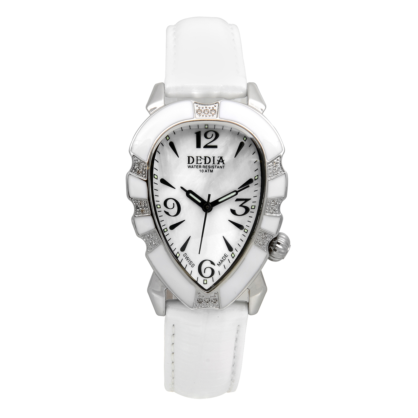 DEDIA Lily LT Ladies Diamond Watch (Brand New) Retails at $1,495.00 Case 495 Government Surplus Auction - Photo #2
