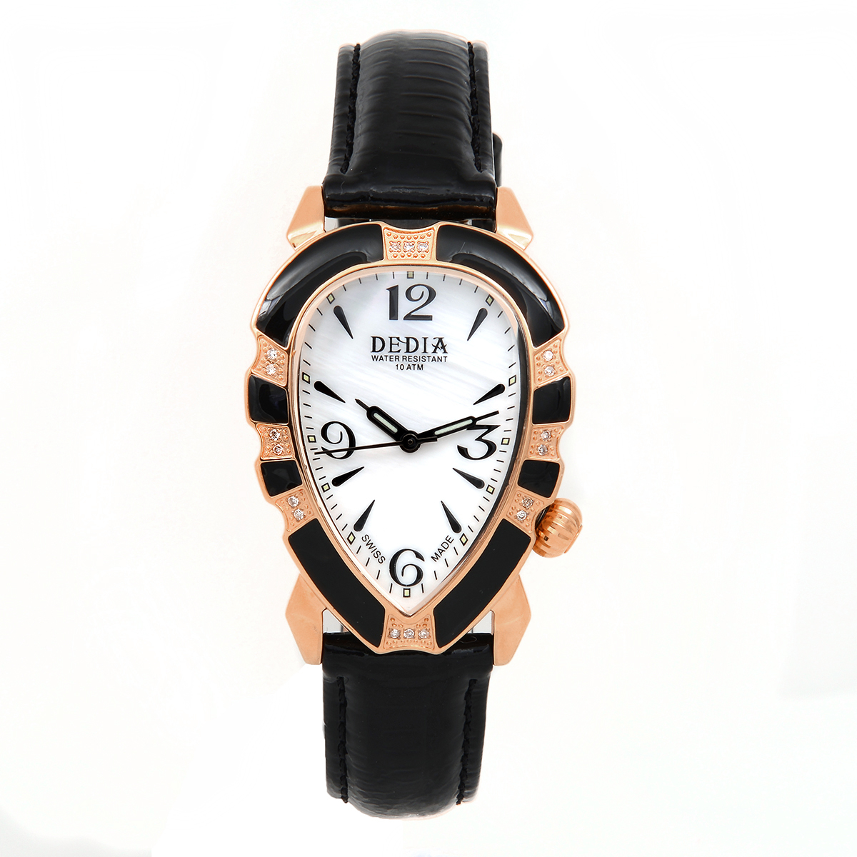 DEDIA Lily LT Ladies Diamond Watch (Brand New) Retails at $1,495.00 Case 495 Government Surplus Auction - Photo #2