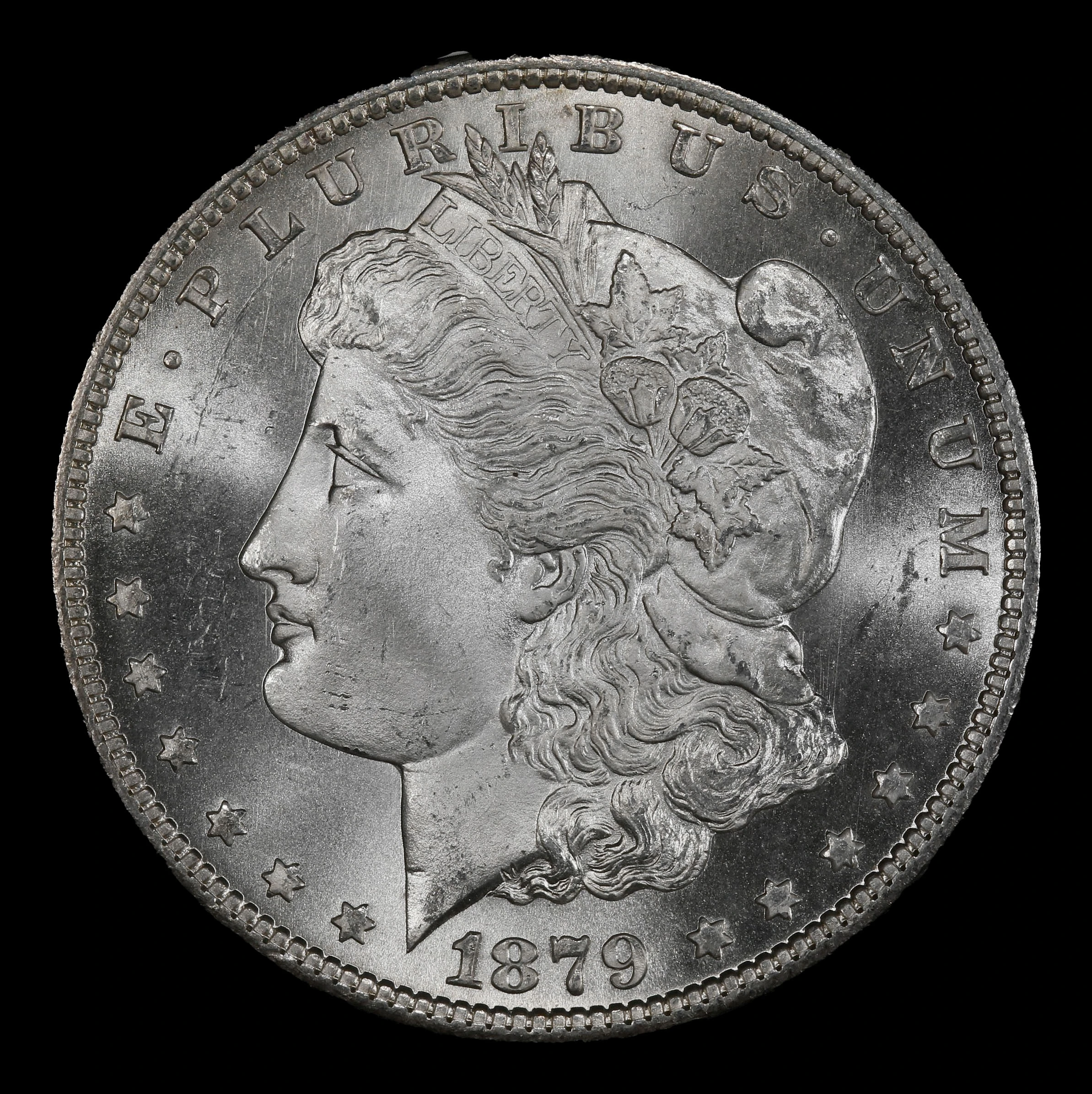 1879-p Morgan Dollar $1 ms66 SEGS  1879 Government Surplus Auction - Photo #2