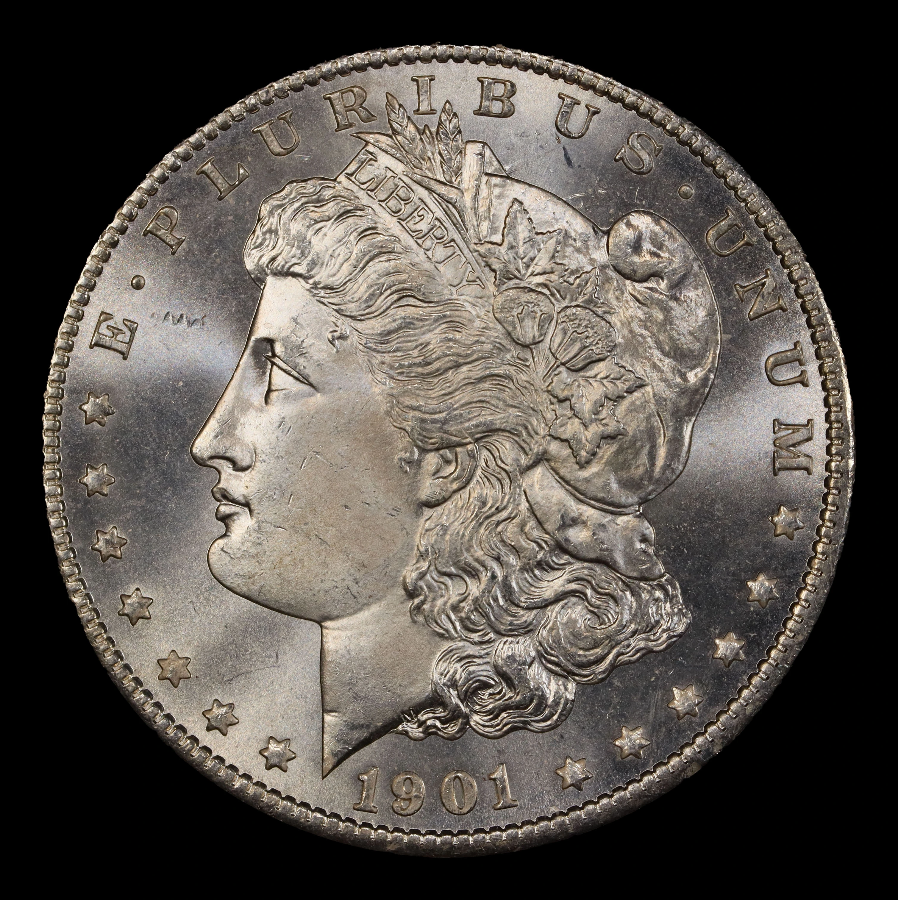 1901-o Morgan Dollar $1 ms66+ SEGS   Government Surplus Auction - Photo #2