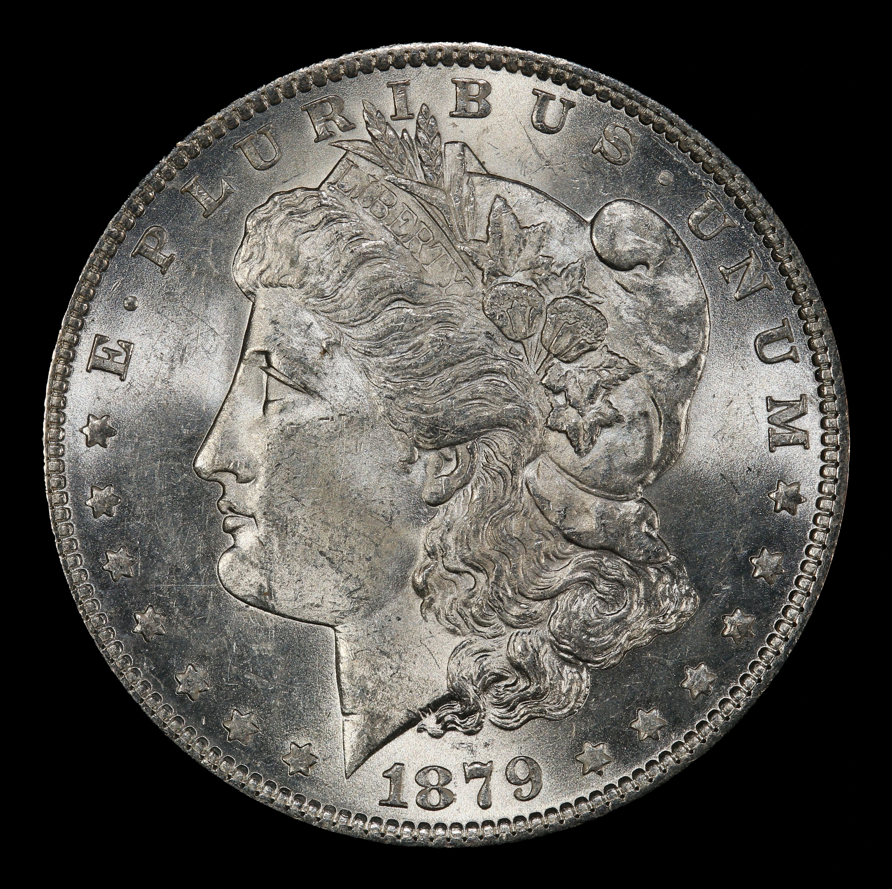 1879-p Morgan Dollar $1 Grades ms62  1879 Government Surplus Auction - Photo #2
